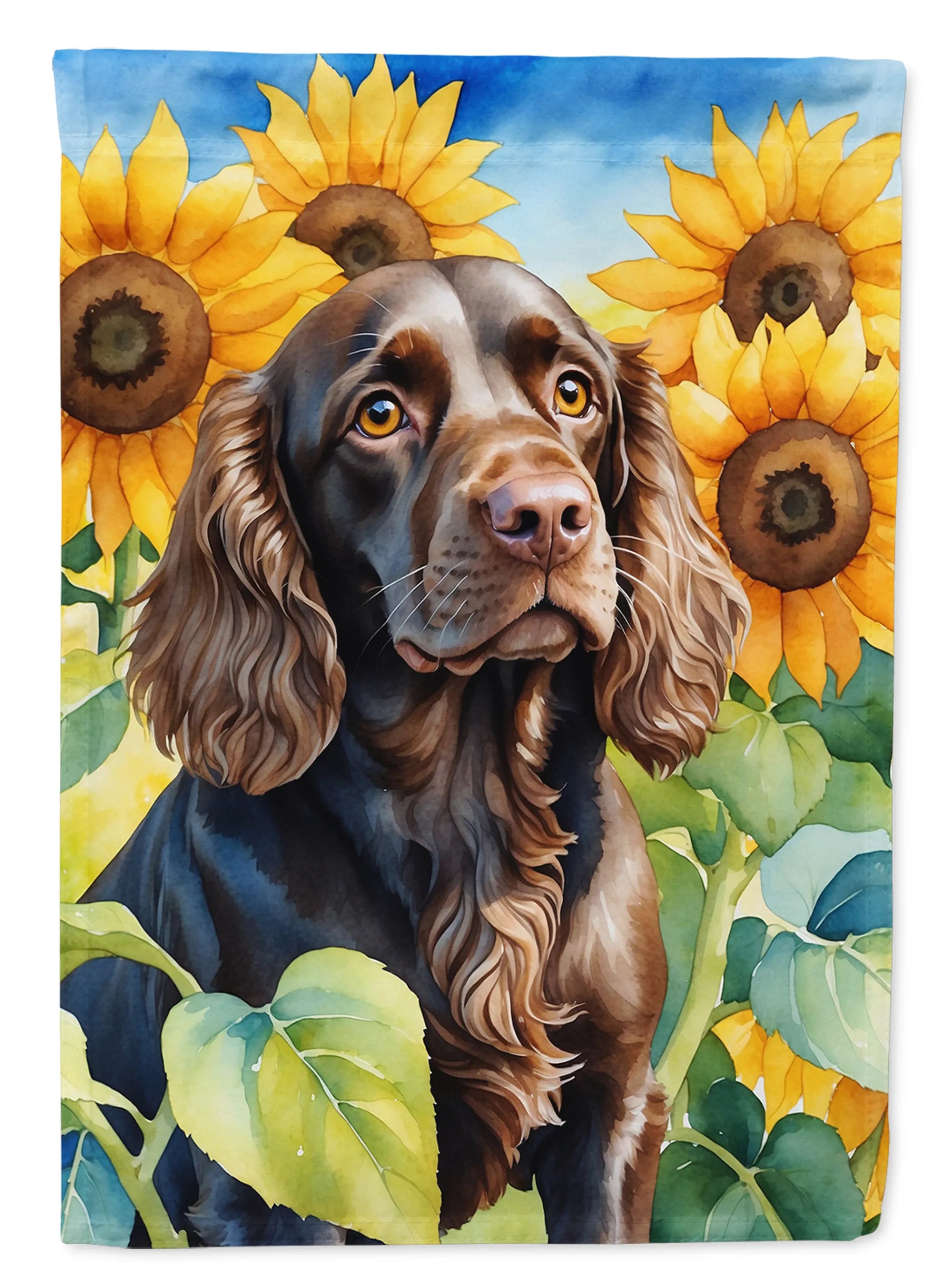 In Sunflowers Decorative Flag - Size: GARDEN SIZE | Pack Of: 1 | Collection name: In sunflowers