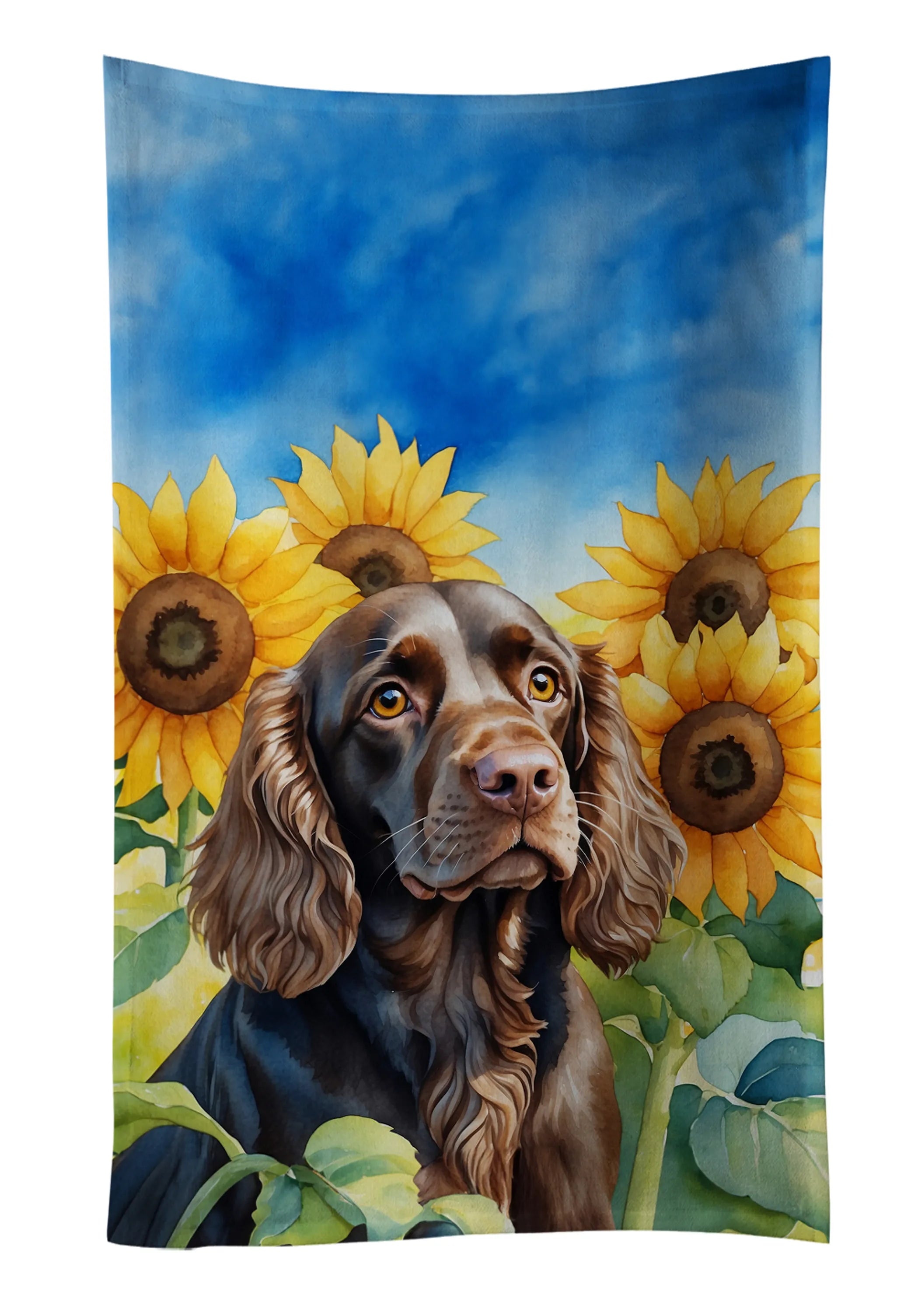 In Sunflowers Kitchen Towel - Size: 25HX15W | Pack Of: 1 | Collection name: In sunflowers