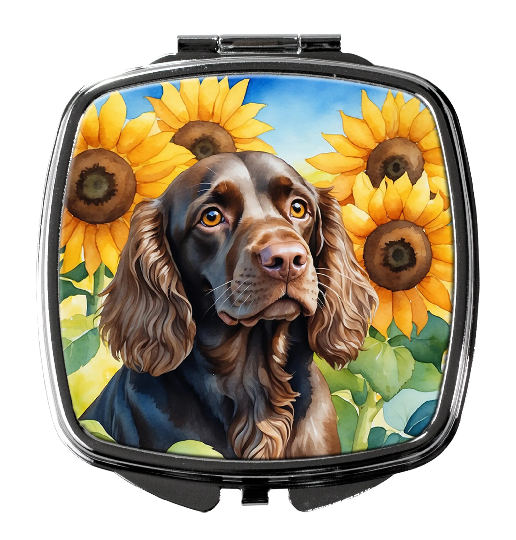 In Sunflowers Compact Mirror - Pack Of: 1 | Collection name: In sunflowers