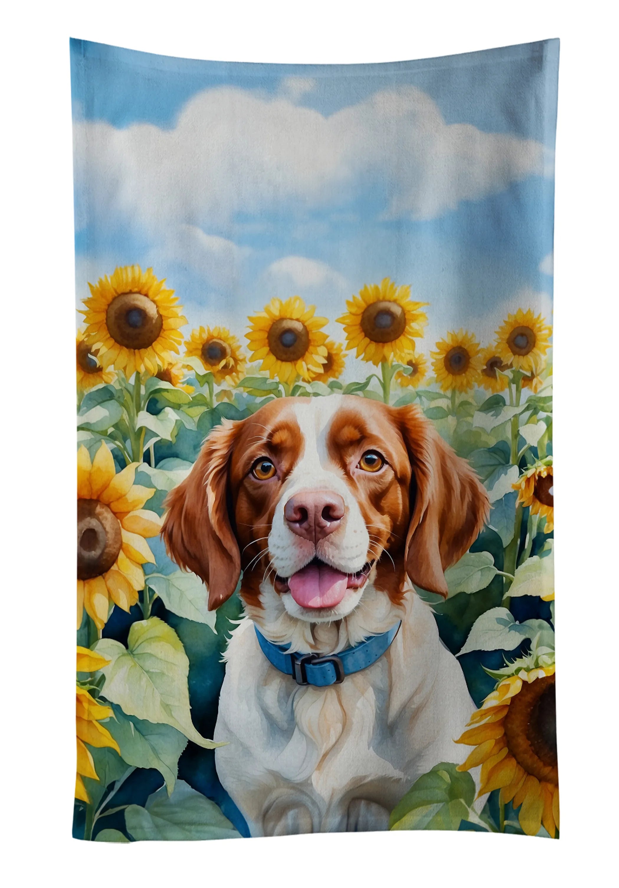 In Sunflowers Kitchen Towel - Size: 25HX15W | Pack Of: 1 | Collection name: In sunflowers