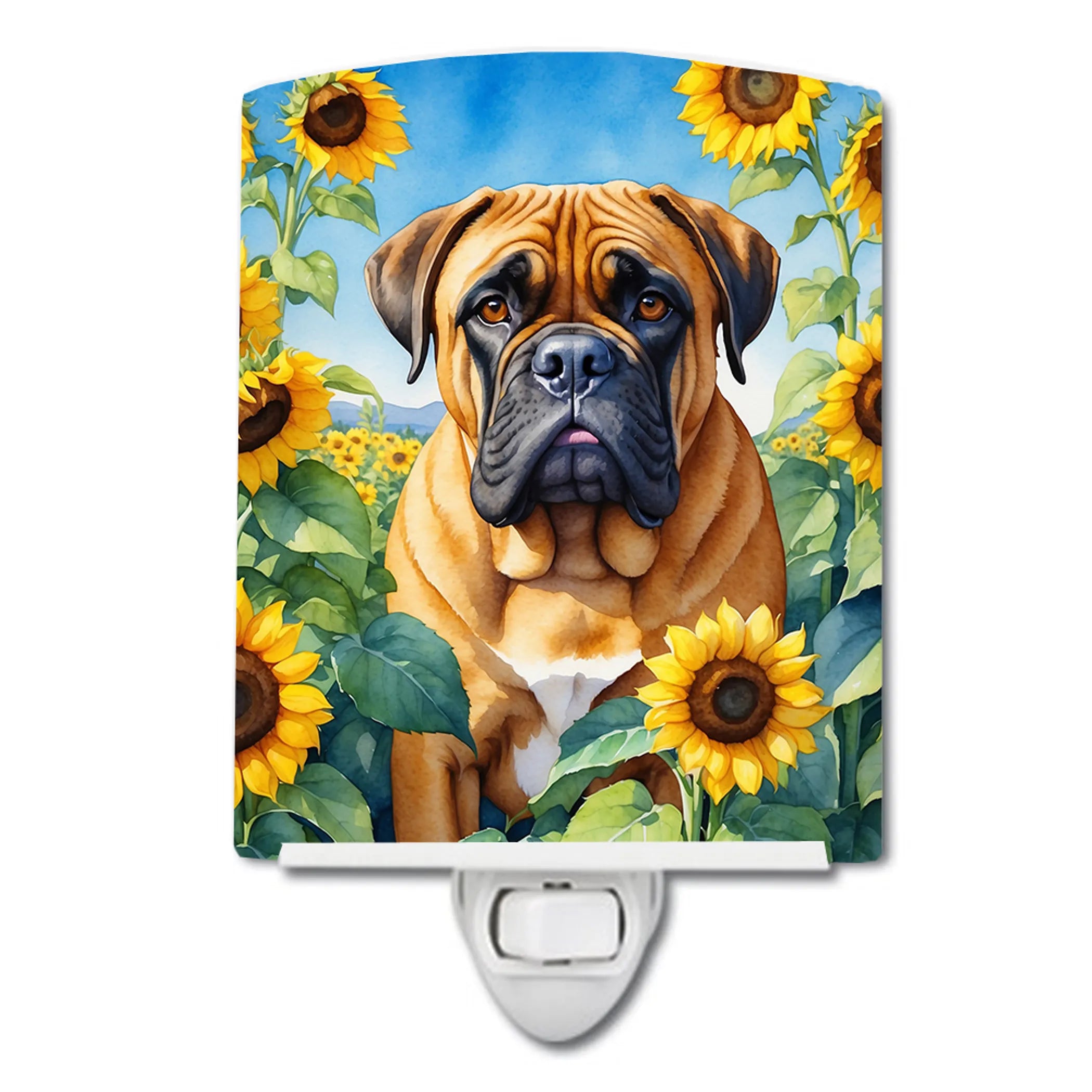 In Sunflowers Ceramic Night Light - Pack Of: 1 | Collection name: In sunflowers