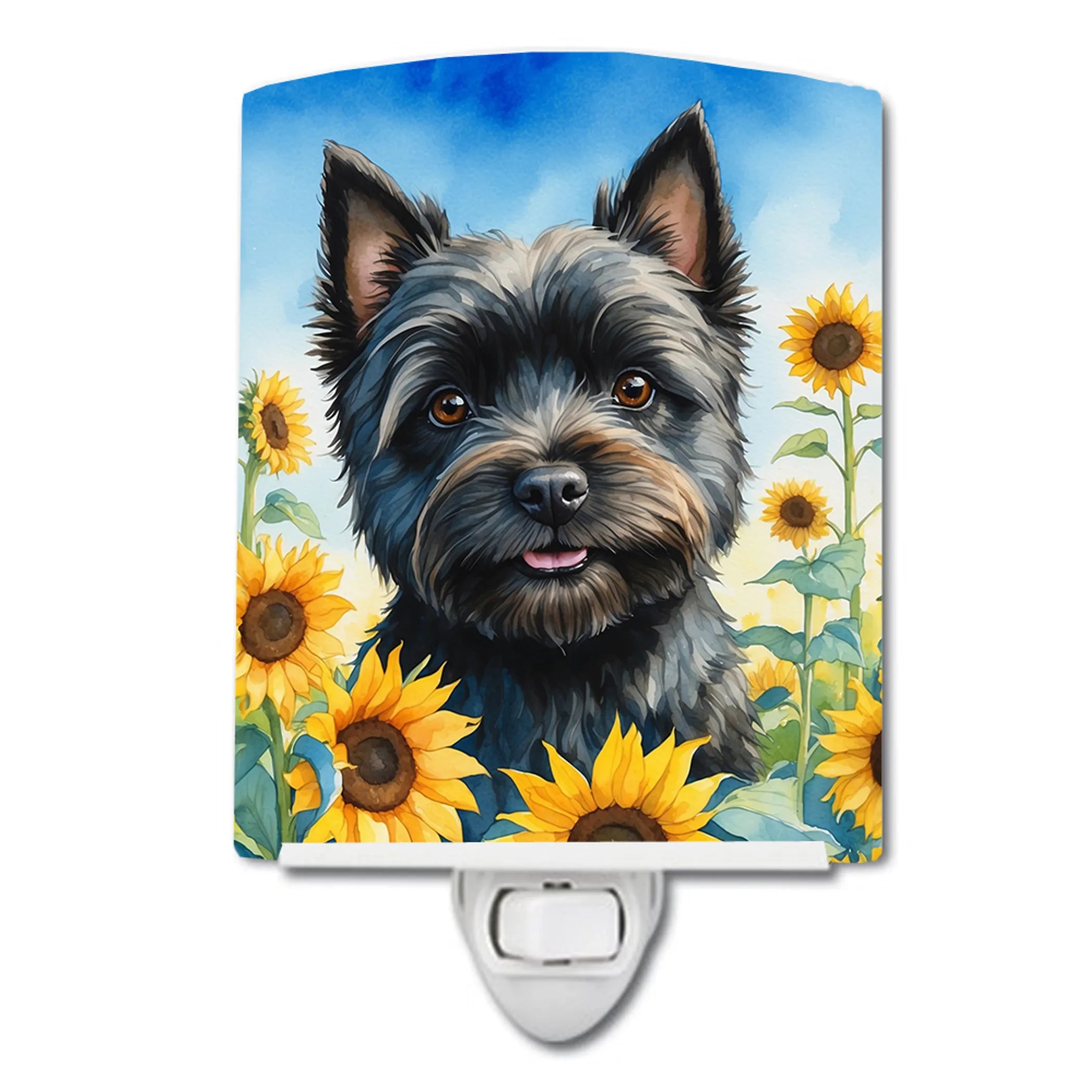 In Sunflowers Ceramic Night Light - Pack Of: 1 | Collection name: In sunflowers