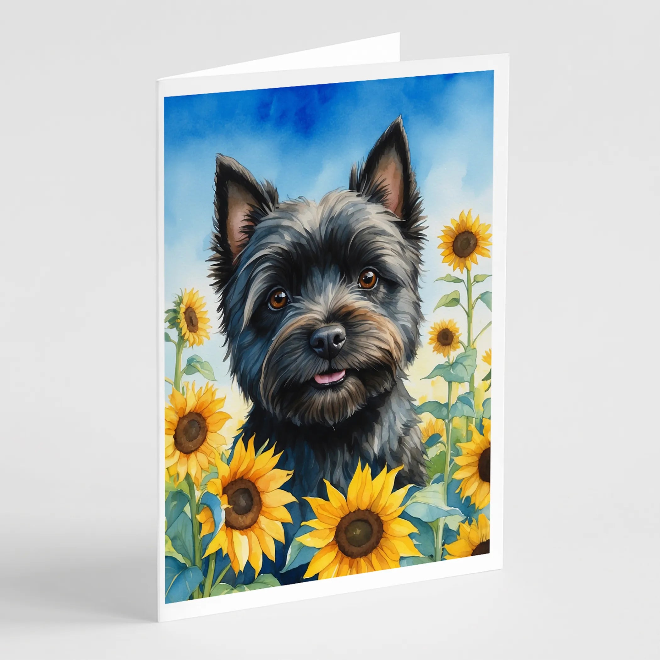 In Sunflowers Greeting Cards  - Size: 5X7 | Pack Of: 1 | Collection name: In sunflowers