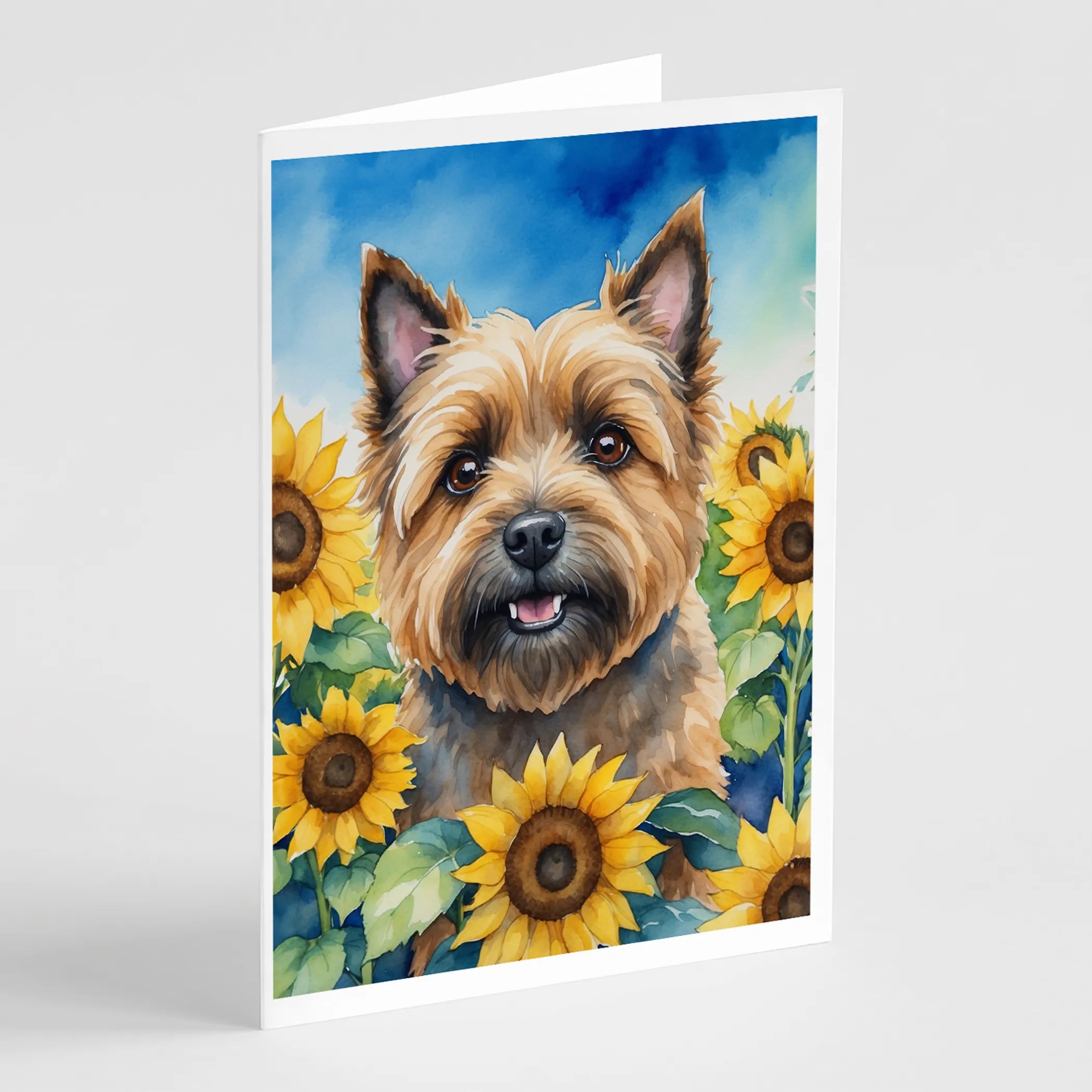 In Sunflowers Greeting Cards  - Size: 5X7 | Pack Of: 1 | Collection name: In sunflowers