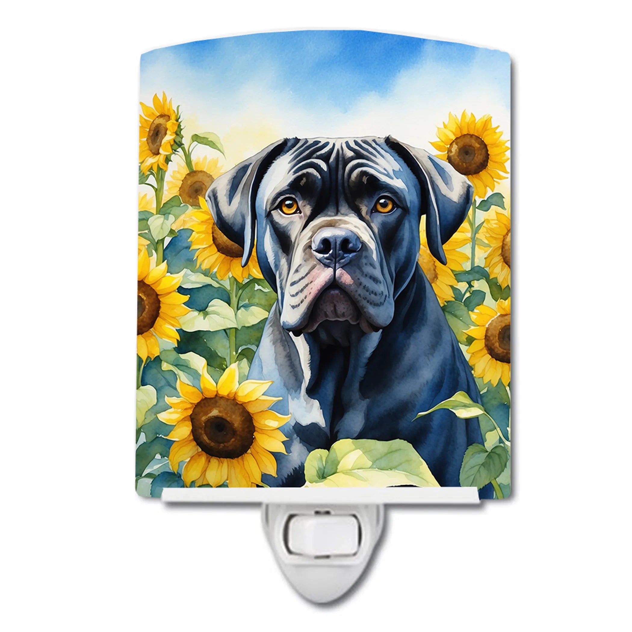 In Sunflowers Ceramic Night Light - Pack Of: 1 | Collection name: In sunflowers