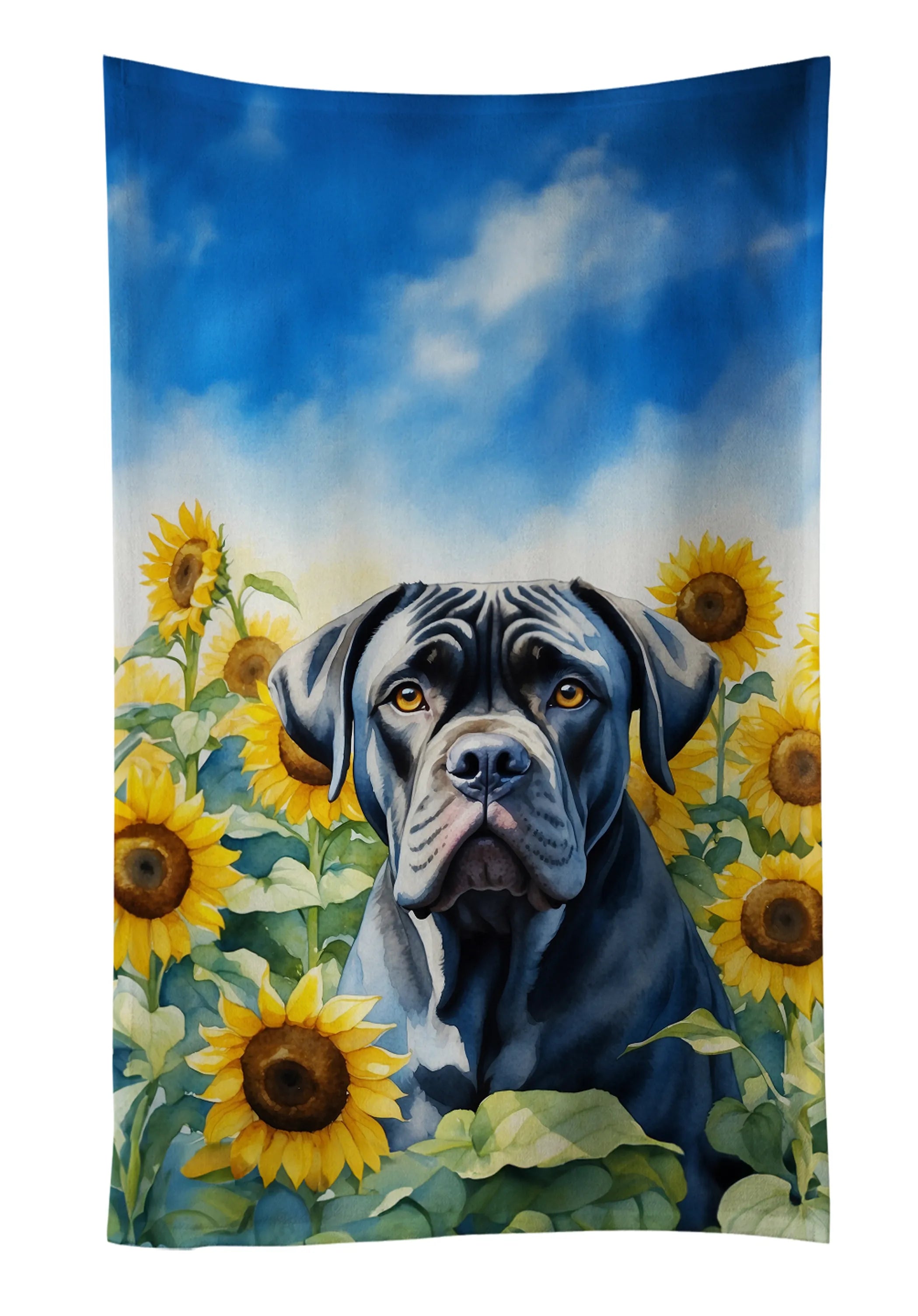 In Sunflowers Kitchen Towel - Size: 25HX15W | Pack Of: 1 | Collection name: In sunflowers