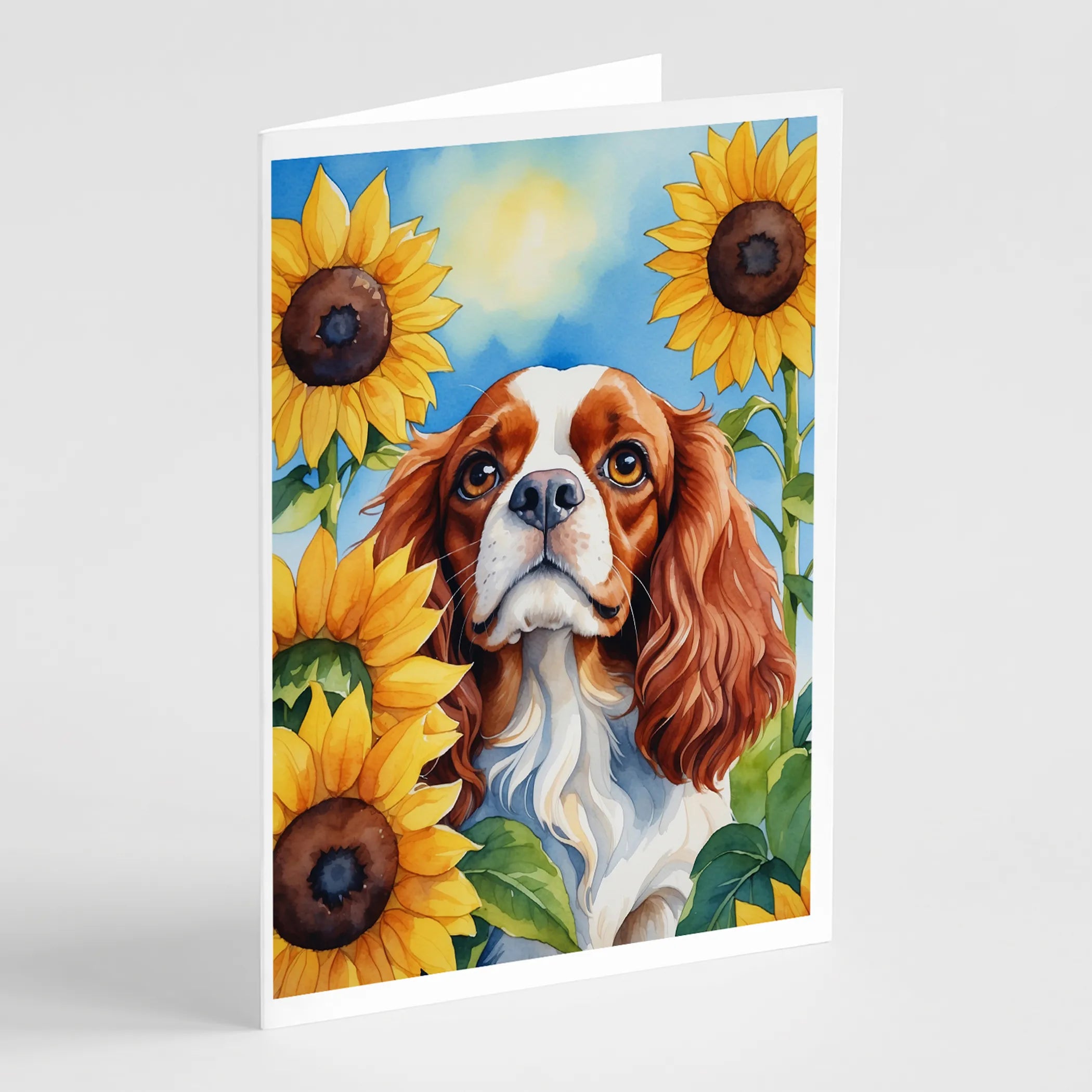 In Sunflowers Greeting Cards  - Size: 5X7 | Pack Of: 1 | Collection name: In sunflowers