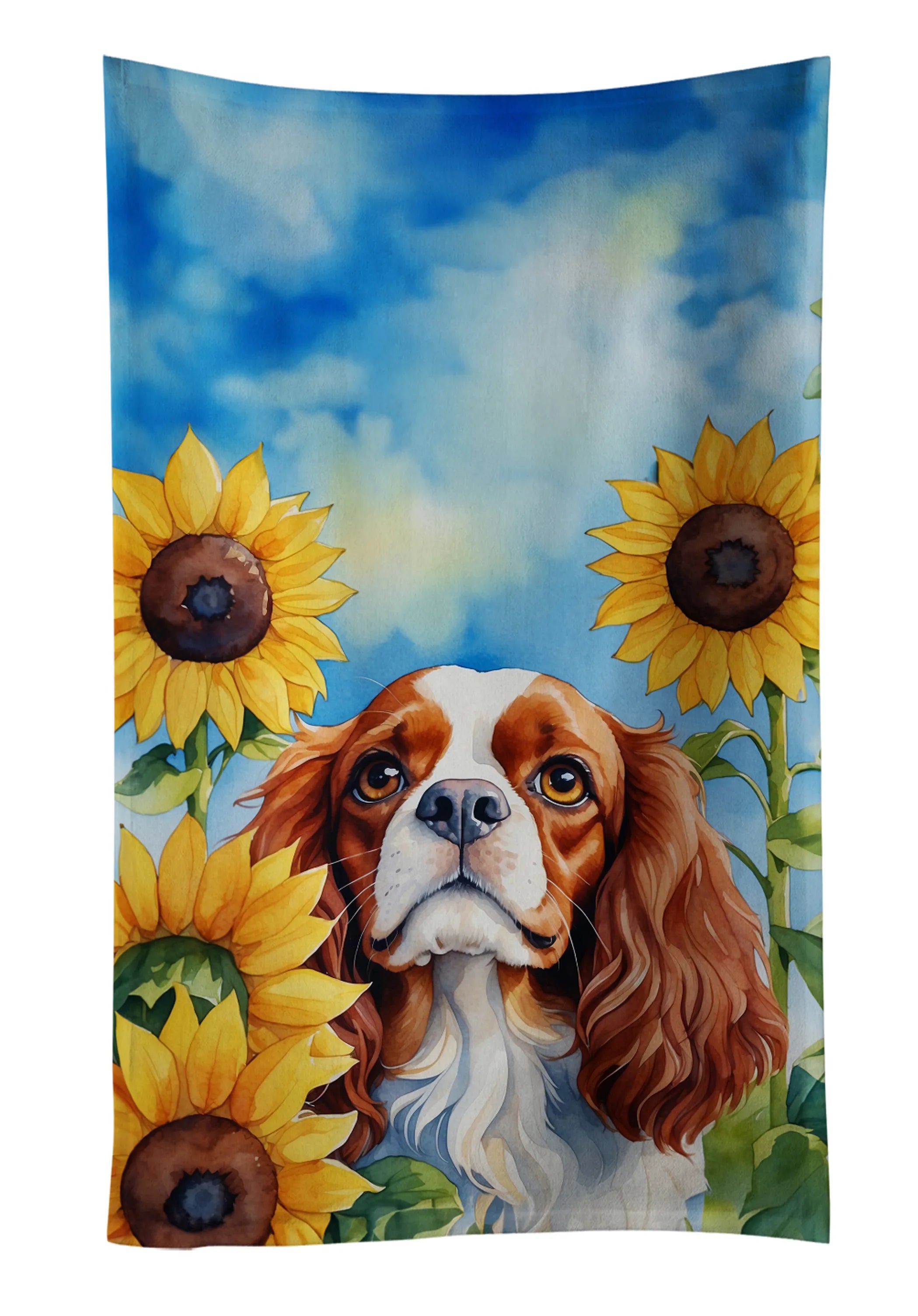 In Sunflowers Kitchen Towel - Size: 25HX15W | Pack Of: 1 | Collection name: In sunflowers