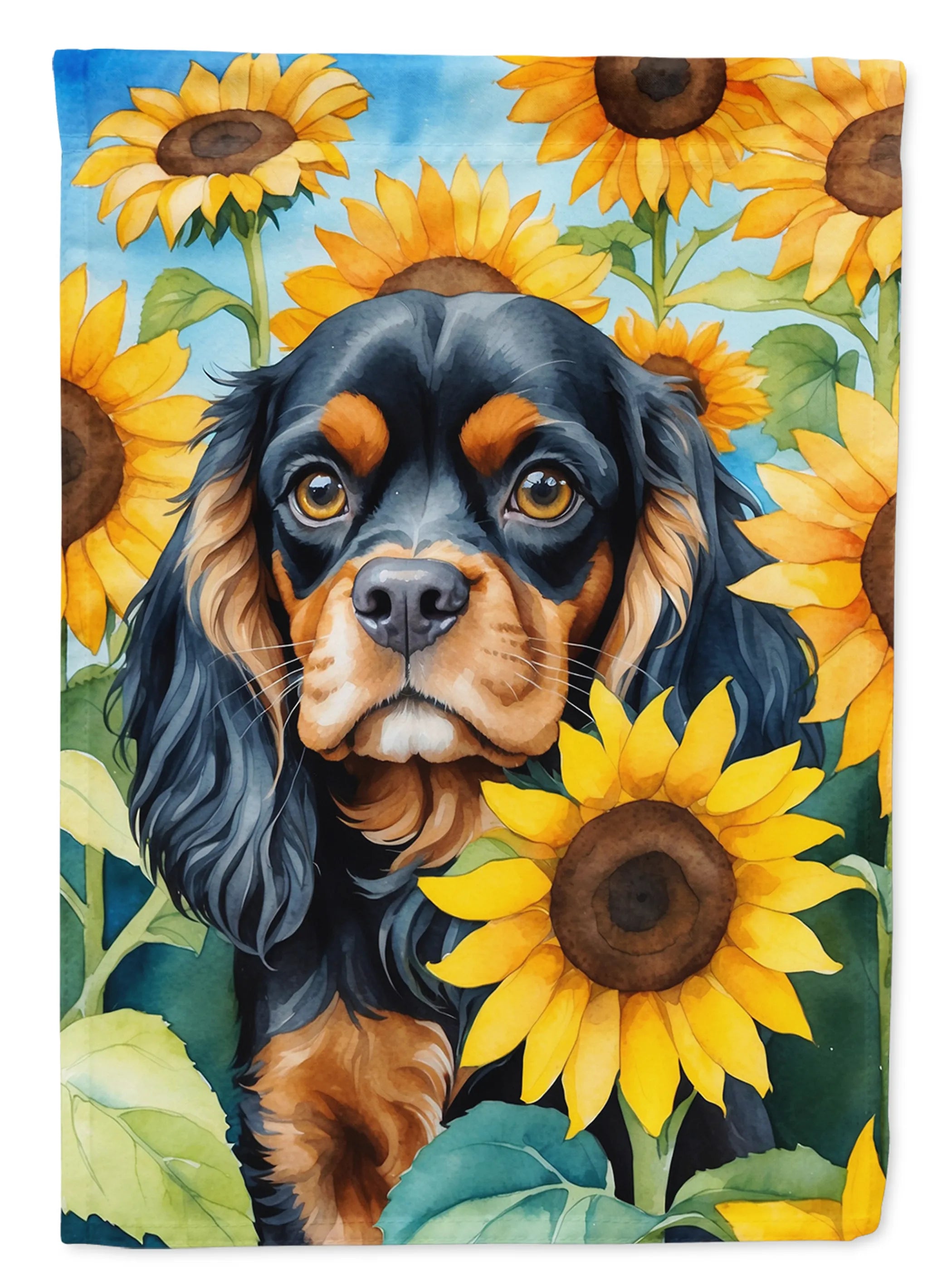 In Sunflowers Decorative Flag - Size: GARDEN SIZE | Pack Of: 1 | Collection name: In sunflowers