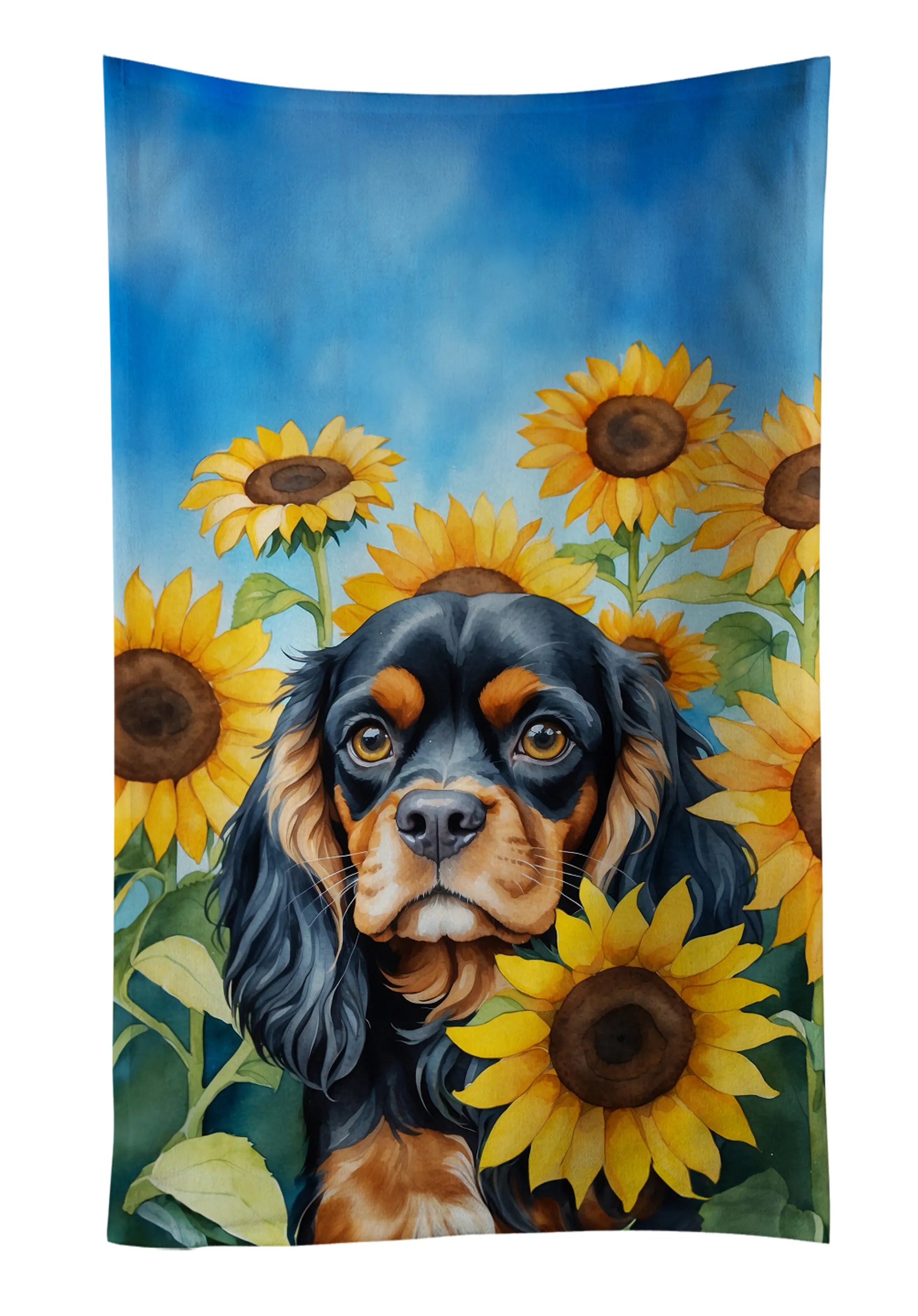 In Sunflowers Kitchen Towel - Size: 25HX15W | Pack Of: 1 | Collection name: In sunflowers