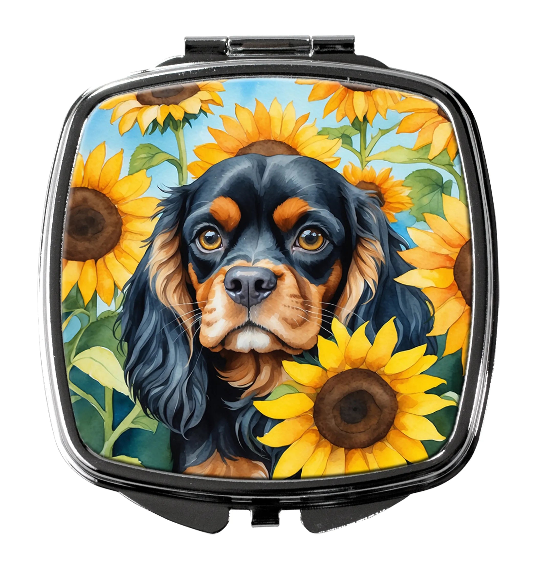 In Sunflowers Compact Mirror - Pack Of: 1 | Collection name: In sunflowers