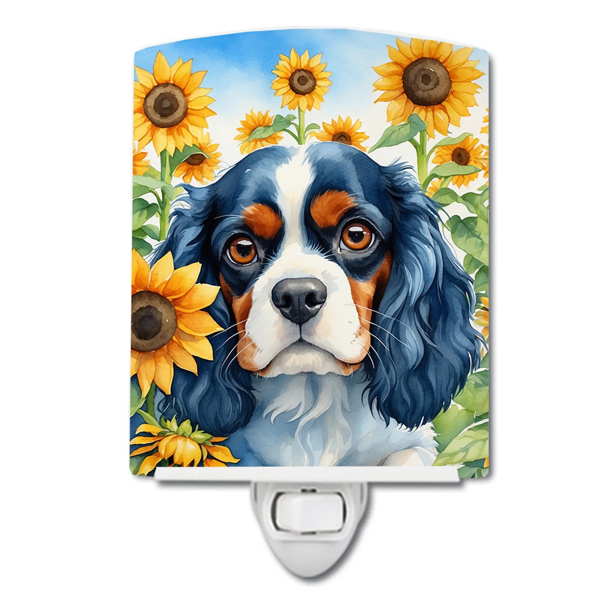 In Sunflowers Ceramic Night Light - Pack Of: 1 | Collection name: In sunflowers