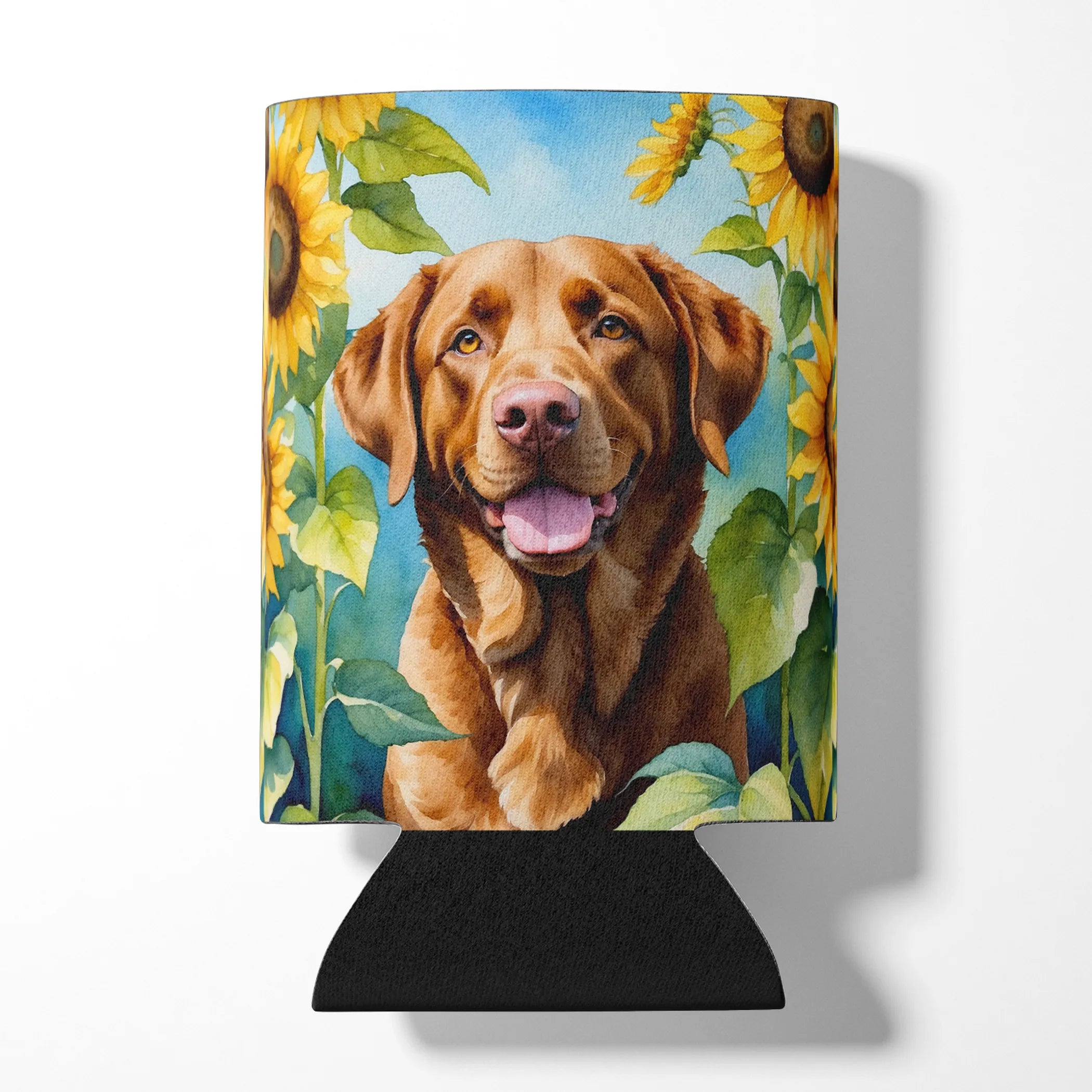In Sunflowers Can or Bottle Hugger - Size: CAN HUGGER | Pack Of: 1 | Collection name: In sunflowers