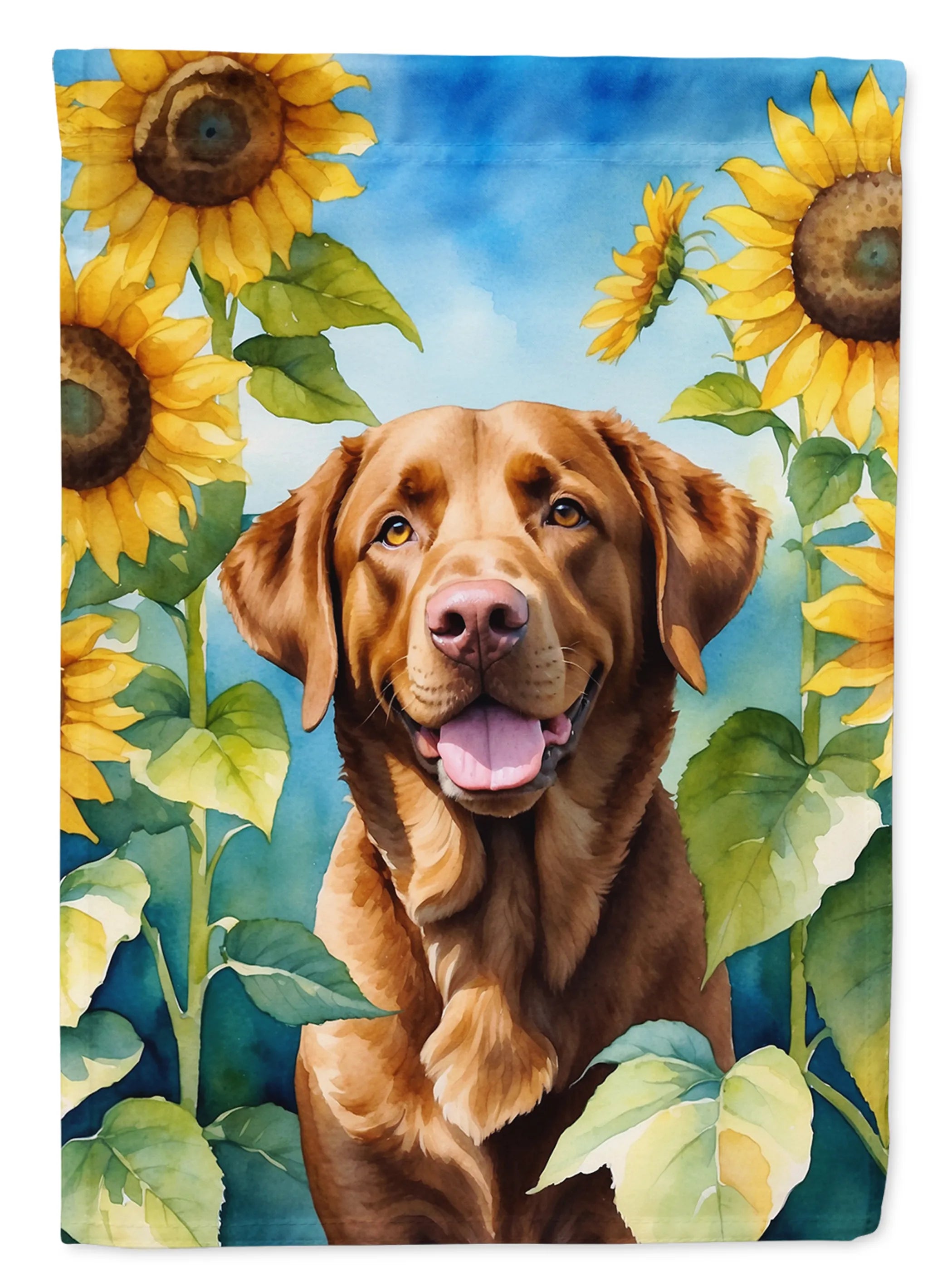 In Sunflowers Decorative Flag - Size: GARDEN SIZE | Pack Of: 1 | Collection name: In sunflowers
