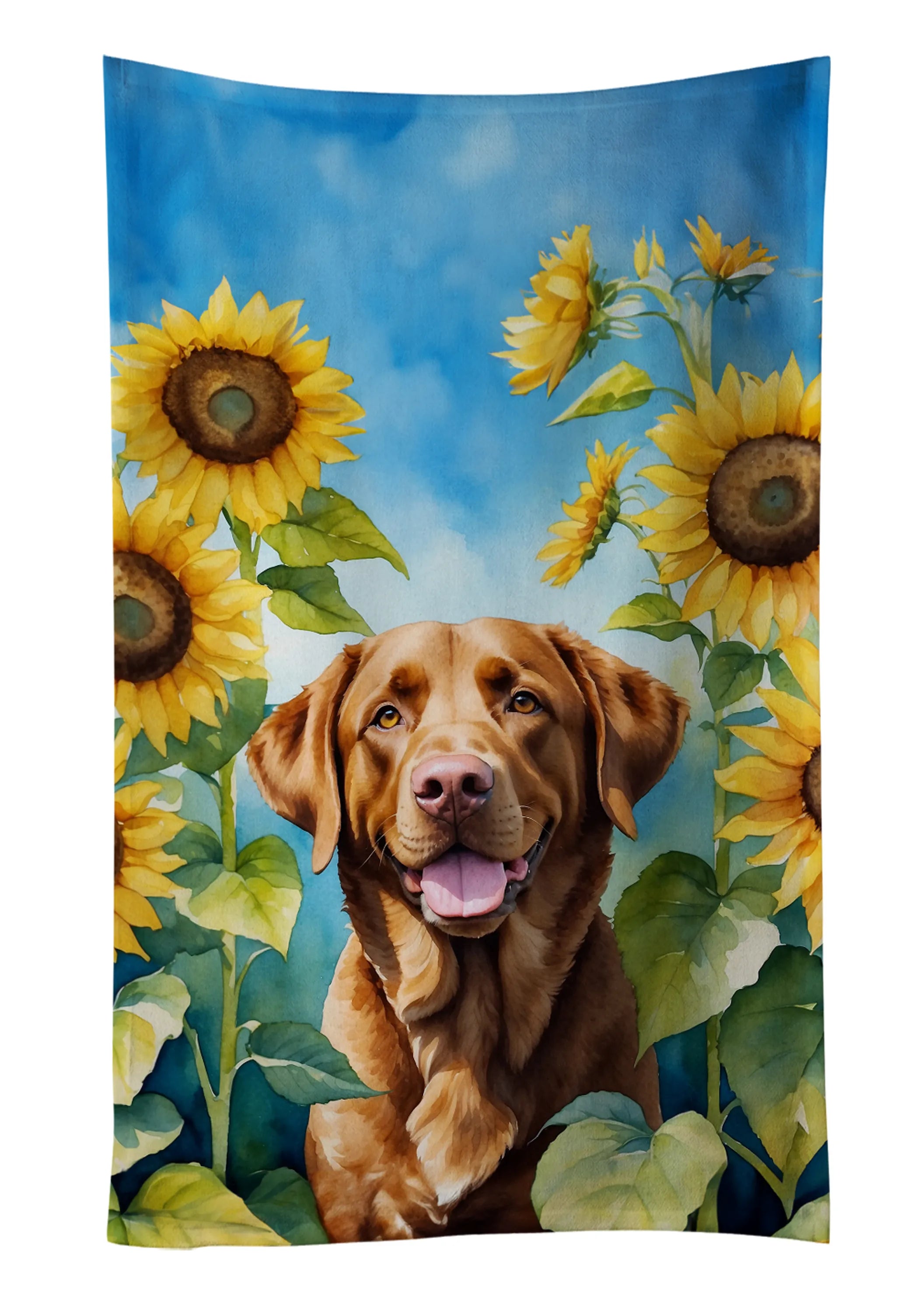 In Sunflowers Kitchen Towel - Size: 25HX15W | Pack Of: 1 | Collection name: In sunflowers
