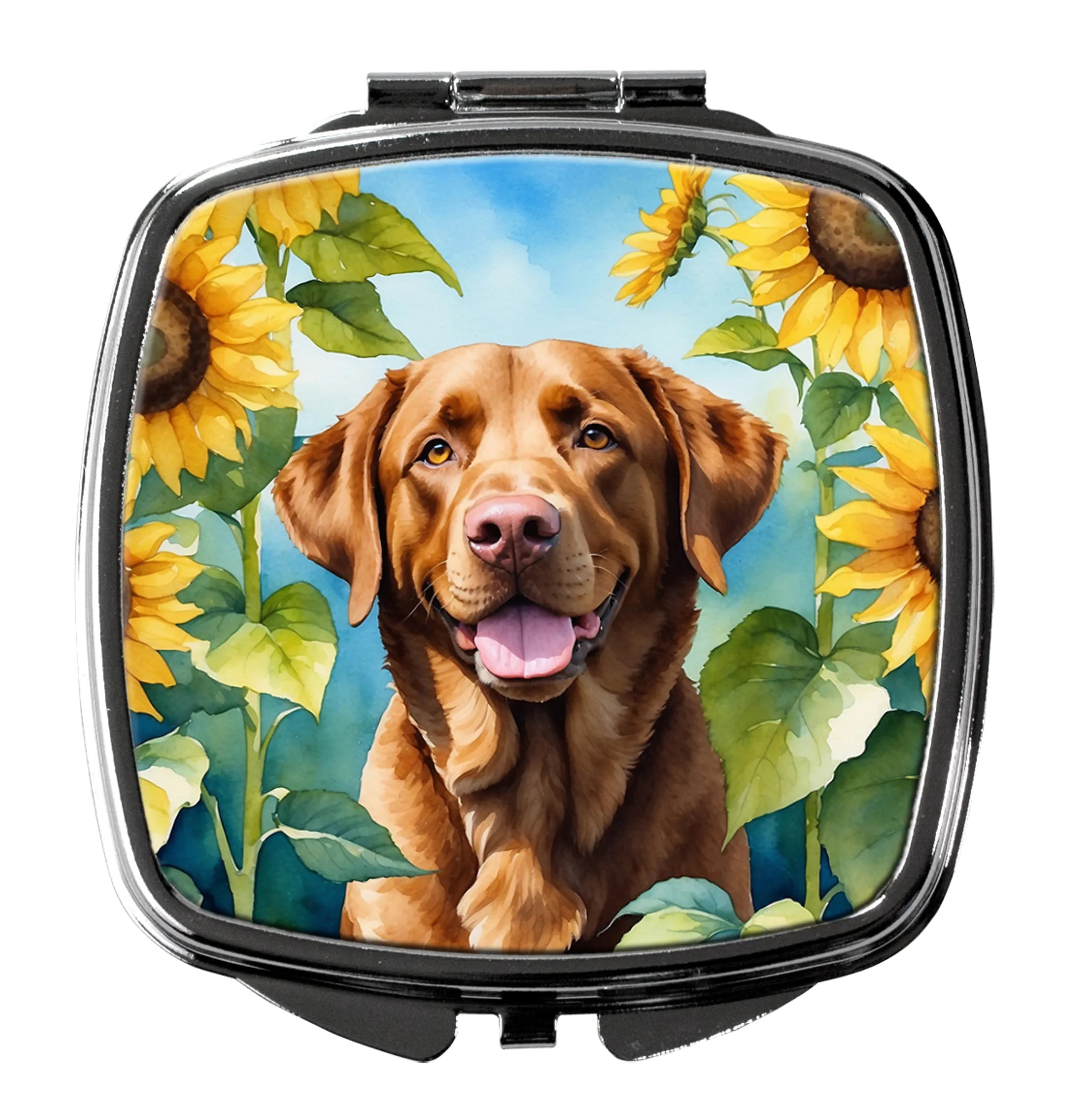 In Sunflowers Compact Mirror - Pack Of: 1 | Collection name: In sunflowers