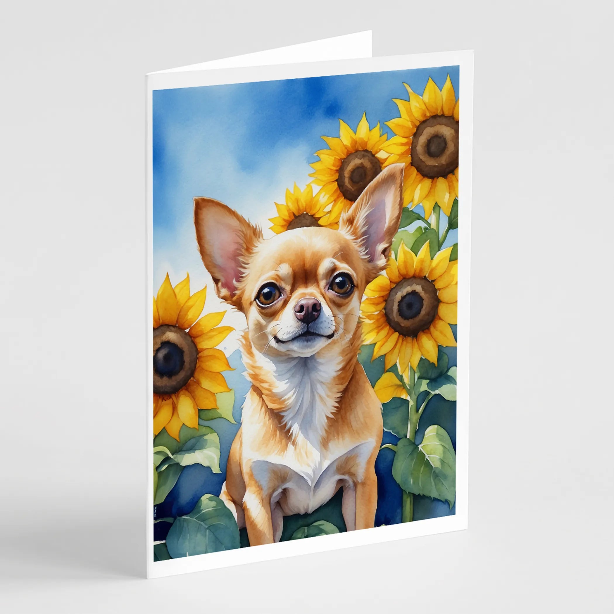 In Sunflowers Greeting Cards  - Size: 5X7 | Pack Of: 1 | Collection name: In sunflowers