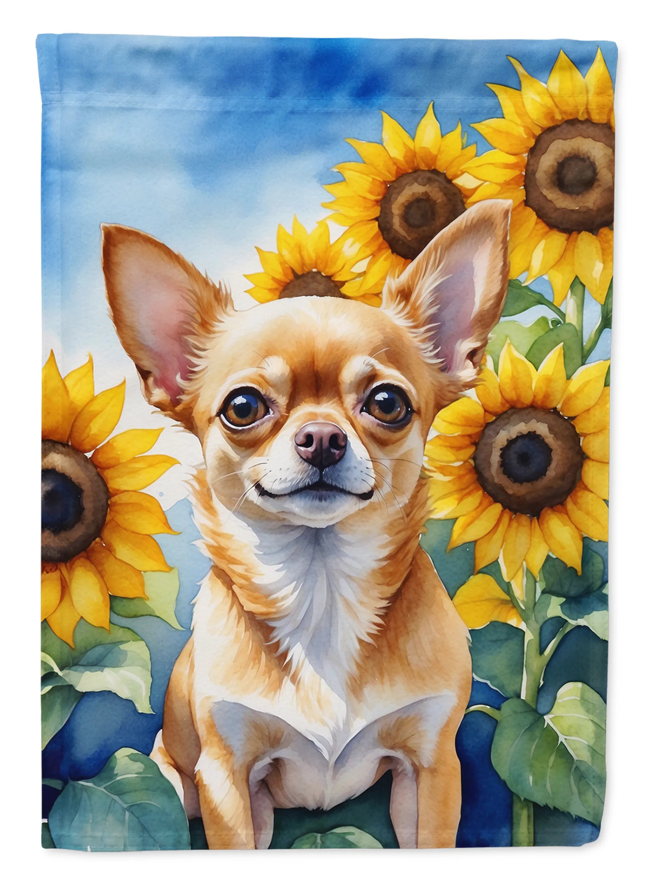 In Sunflowers Decorative Flag - Size: GARDEN SIZE | Pack Of: 1 | Collection name: In sunflowers