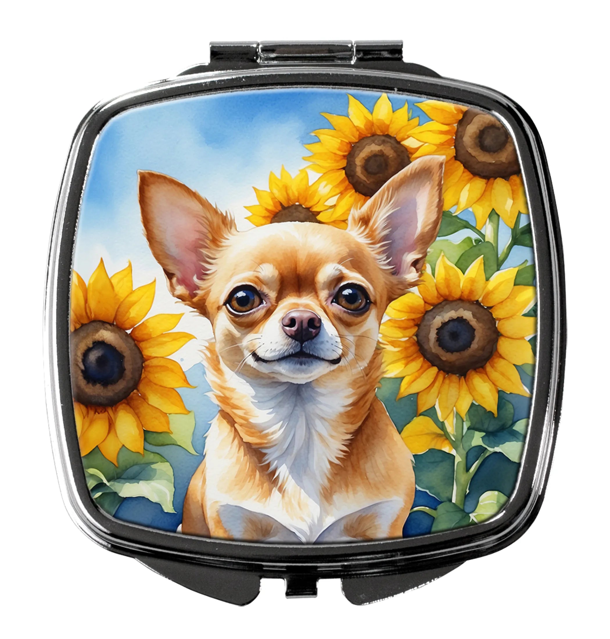 In Sunflowers Compact Mirror - Pack Of: 1 | Collection name: In sunflowers