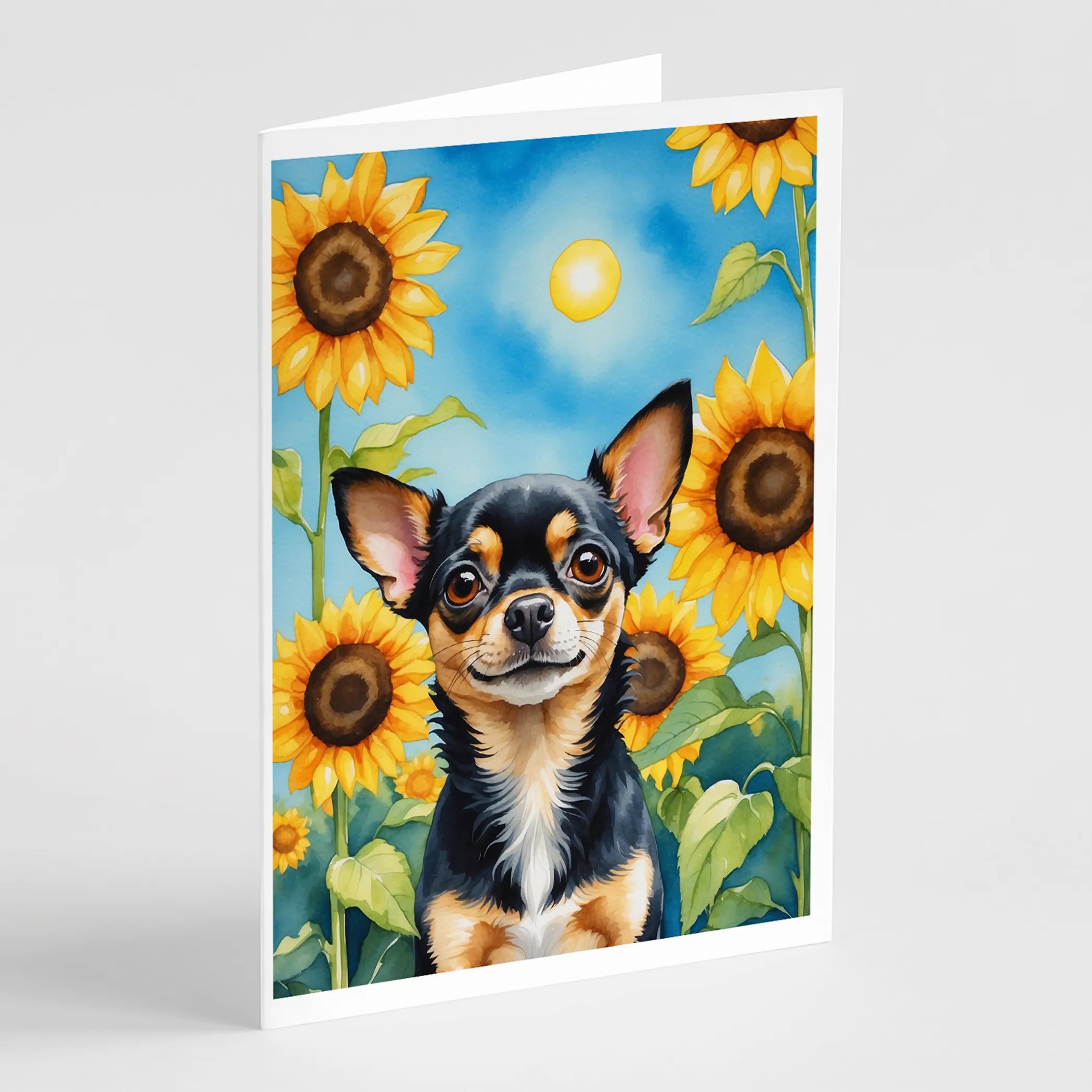 In Sunflowers Greeting Cards  - Size: 5X7 | Pack Of: 1 | Collection name: In sunflowers
