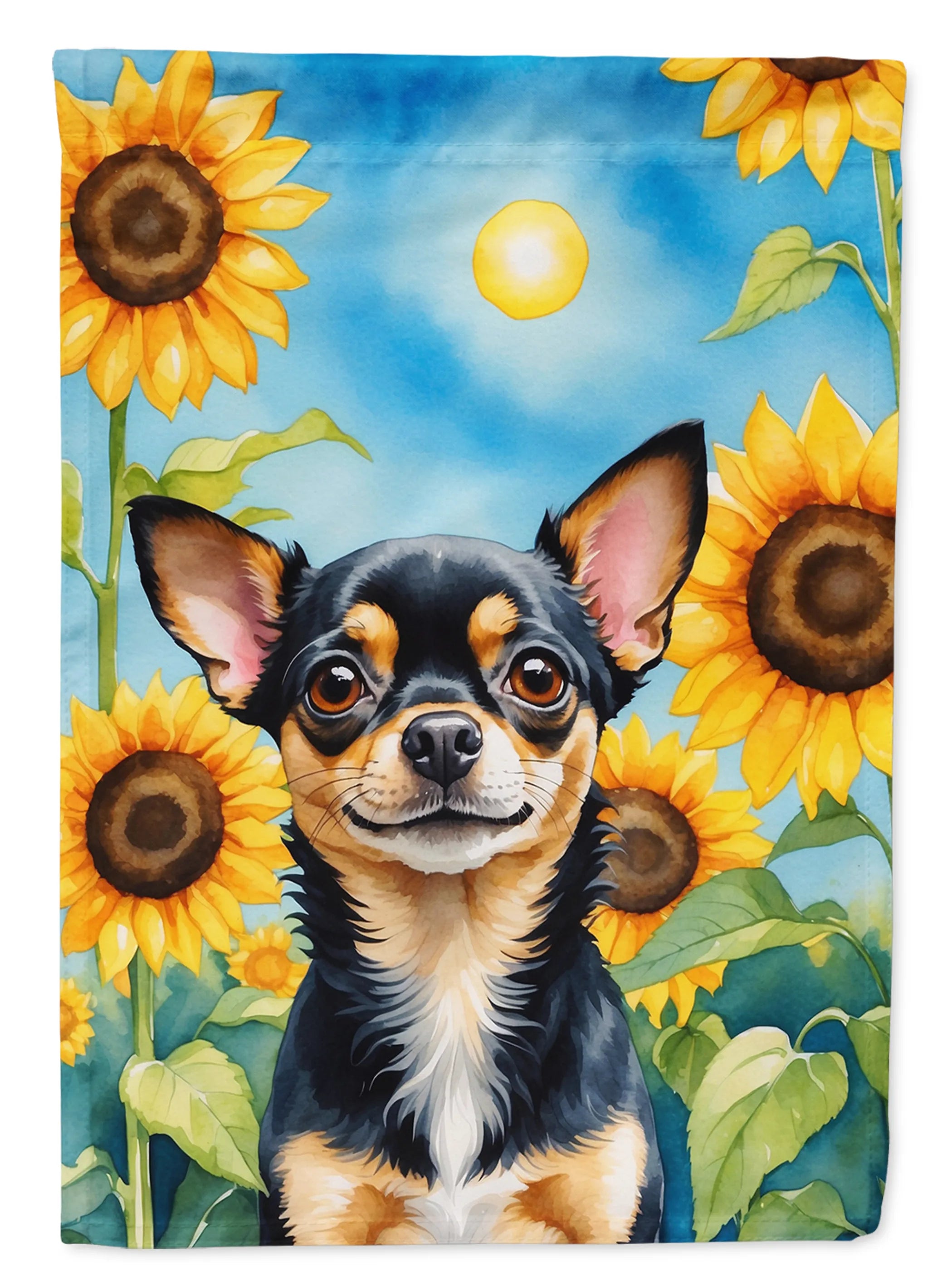 In Sunflowers Decorative Flag - Size: GARDEN SIZE | Pack Of: 1 | Collection name: In sunflowers