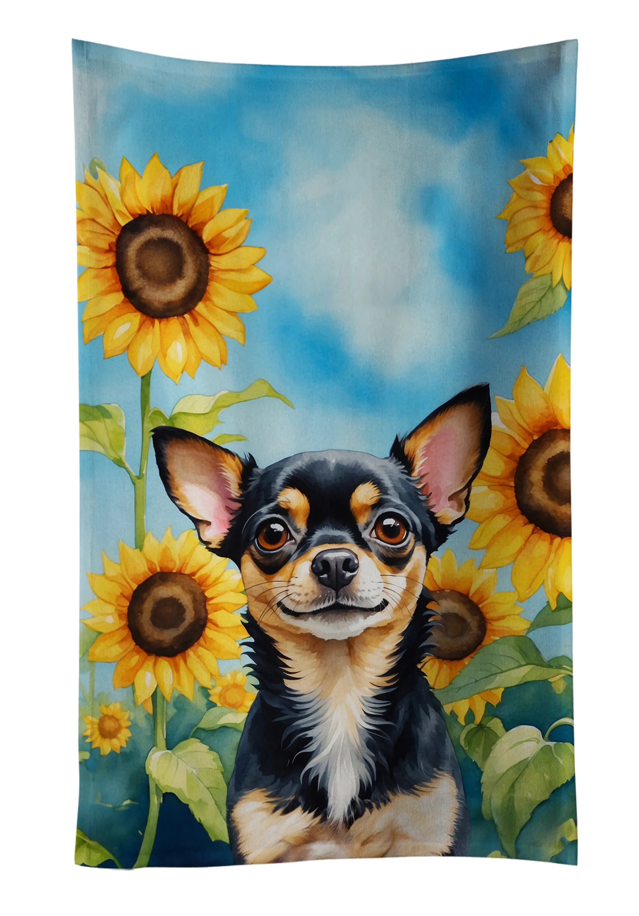 In Sunflowers Kitchen Towel - Size: 25HX15W | Pack Of: 1 | Collection name: In sunflowers