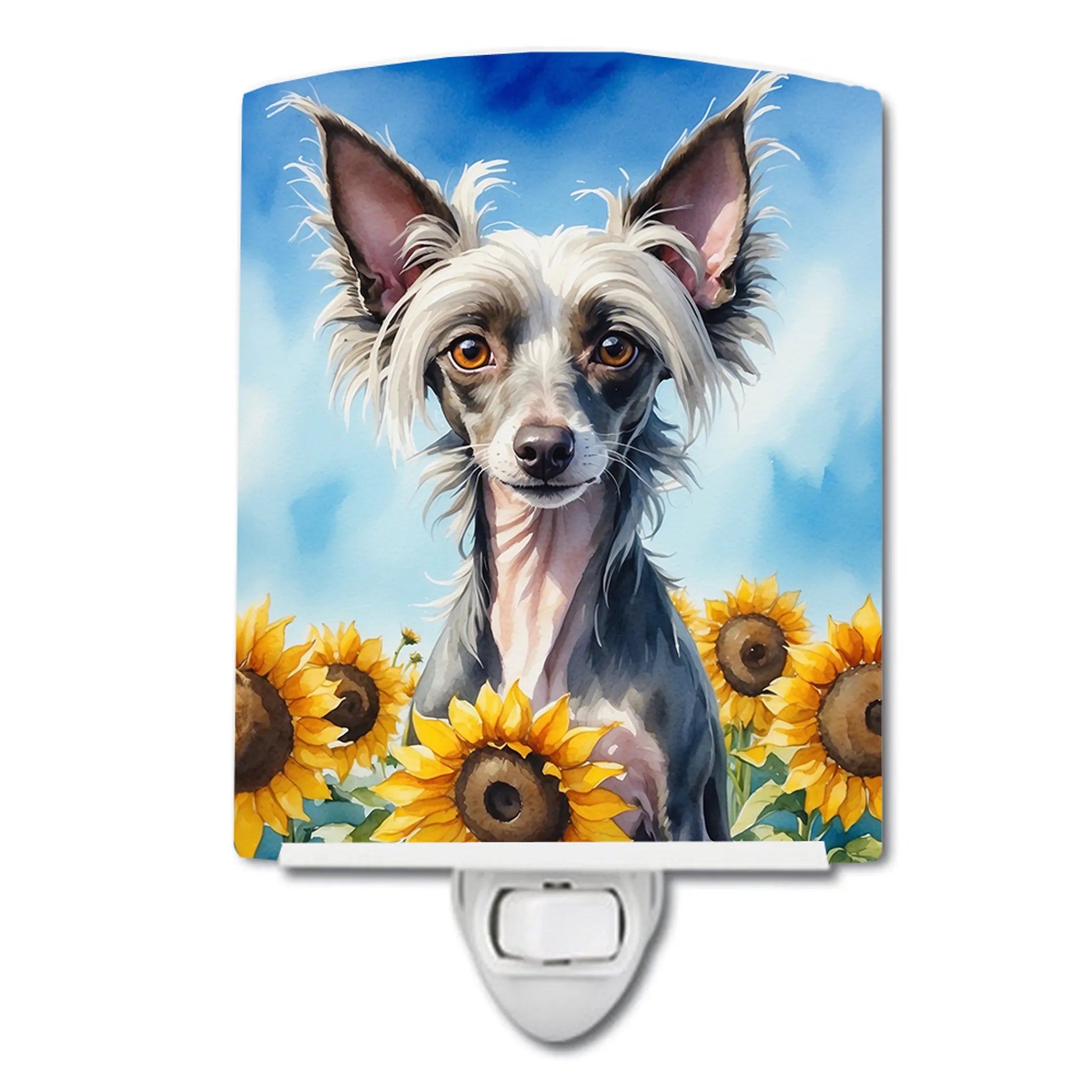 In Sunflowers Ceramic Night Light - Pack Of: 1 | Collection name: In sunflowers
