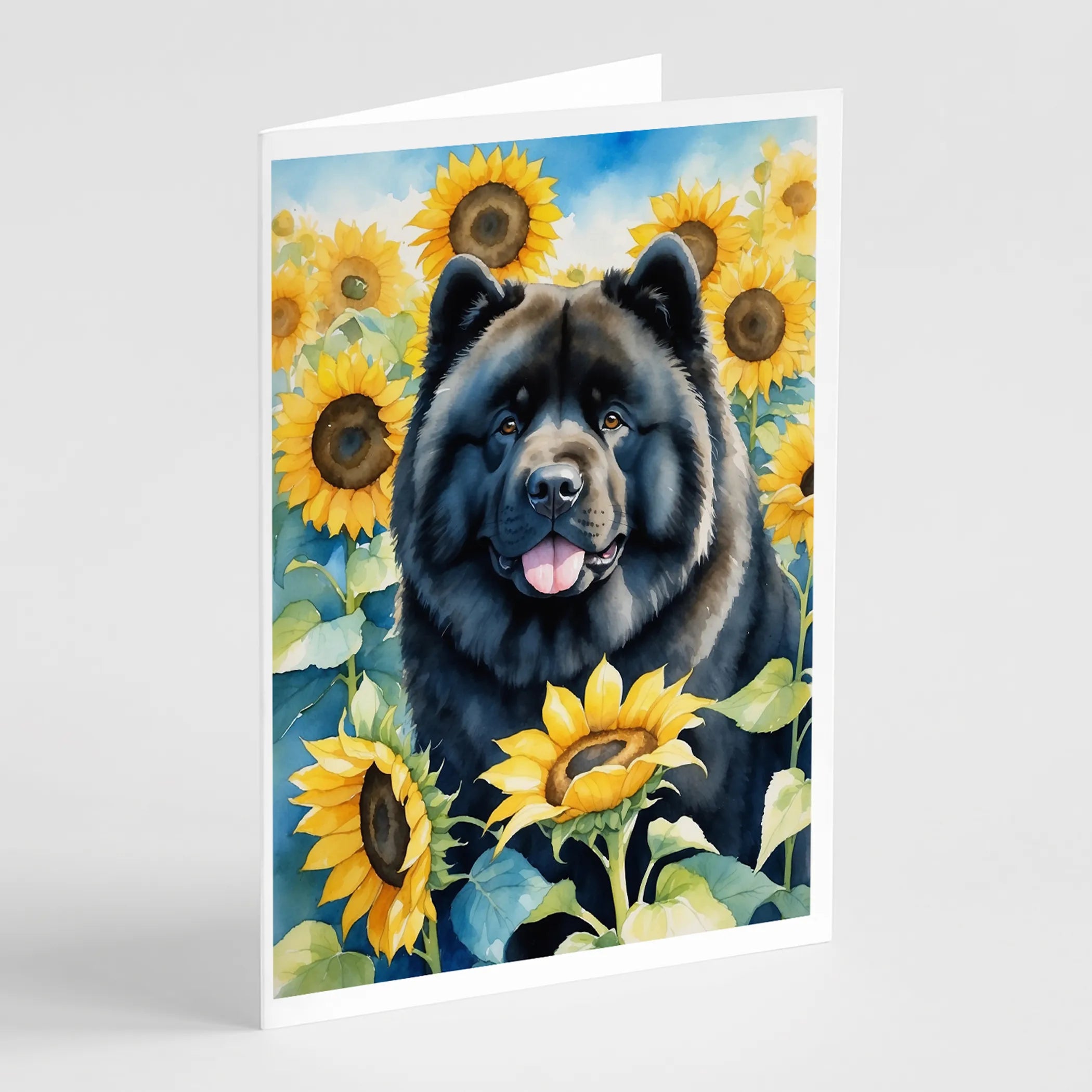 In Sunflowers Greeting Cards  - Size: 5X7 | Pack Of: 1 | Collection name: In sunflowers