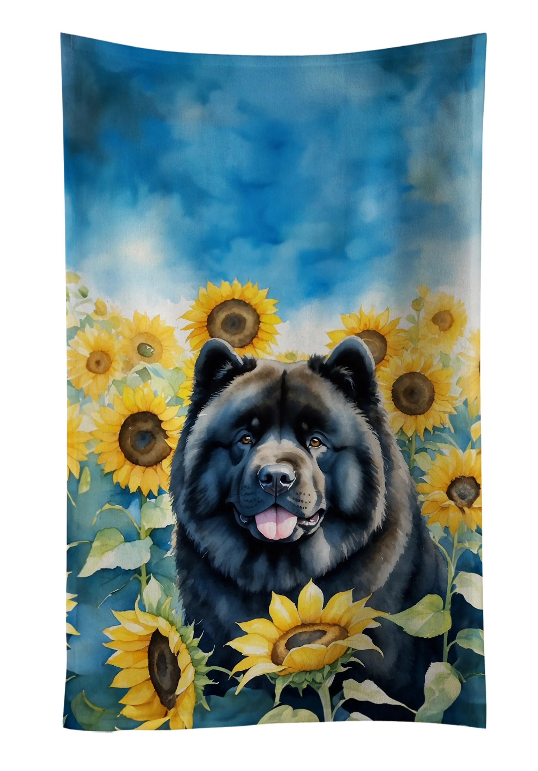 In Sunflowers Kitchen Towel - Size: 25HX15W | Pack Of: 1 | Collection name: In sunflowers