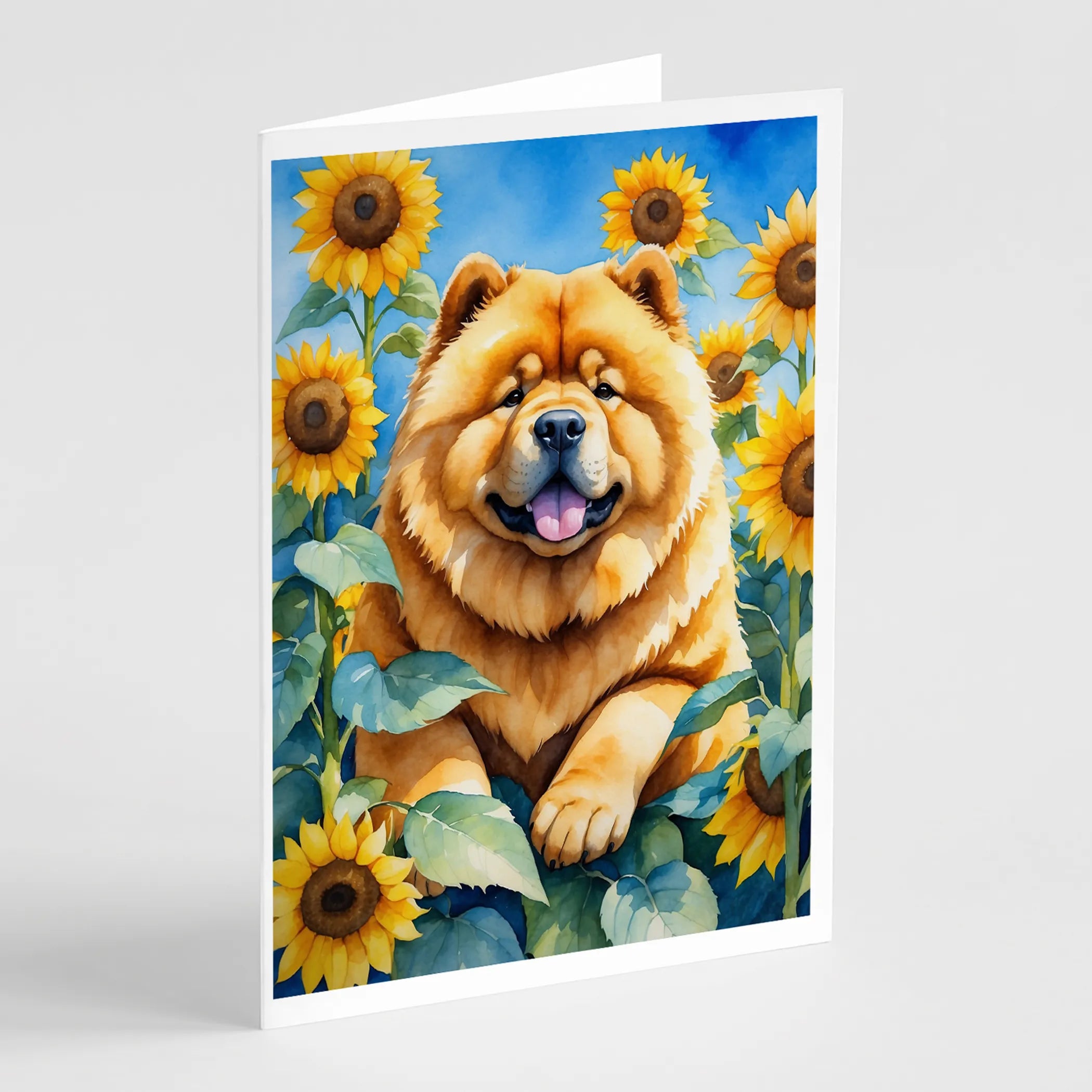 In Sunflowers Greeting Cards  - Size: 5X7 | Pack Of: 1 | Collection name: In sunflowers