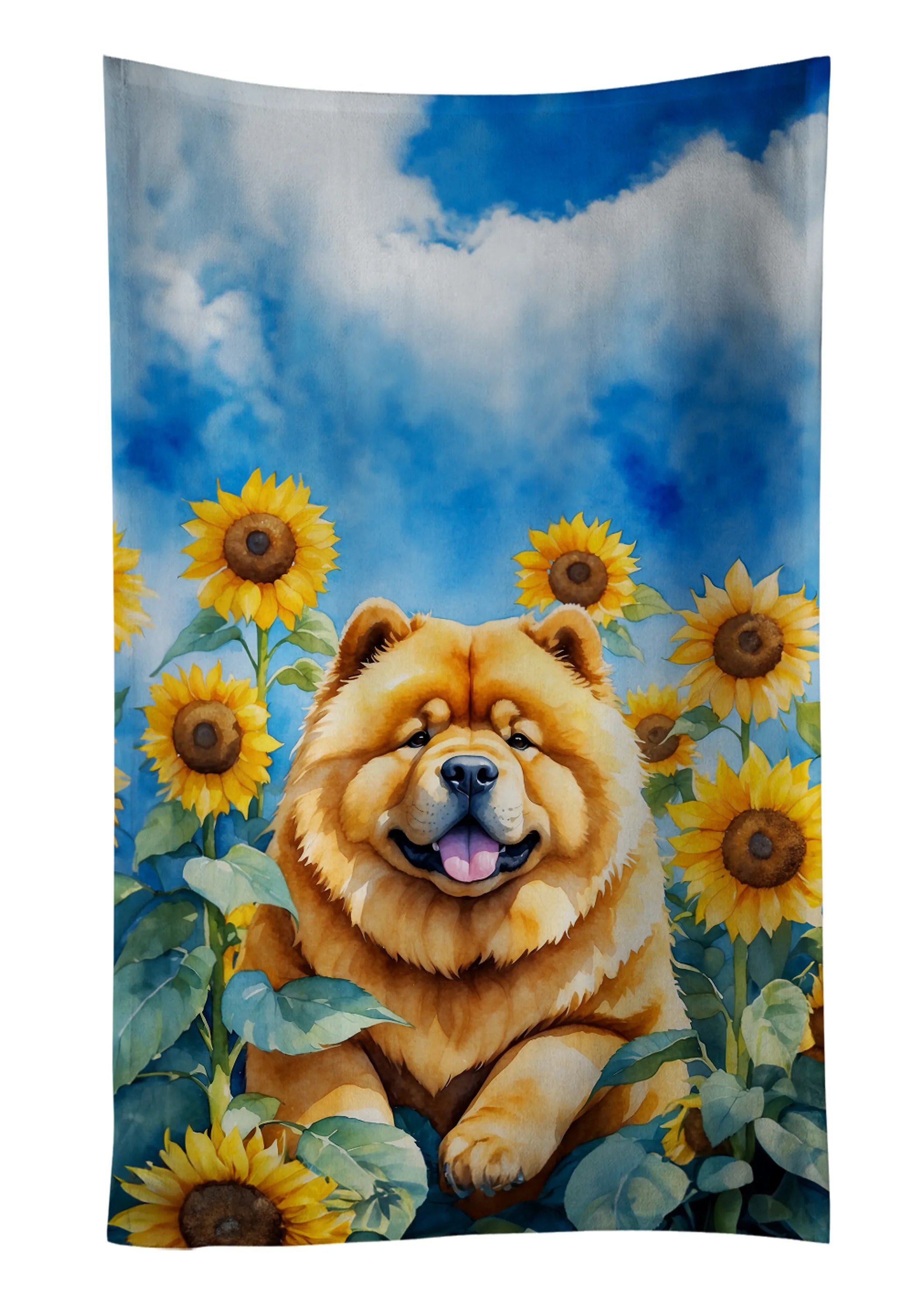 In Sunflowers Kitchen Towel - Size: 25HX15W | Pack Of: 1 | Collection name: In sunflowers