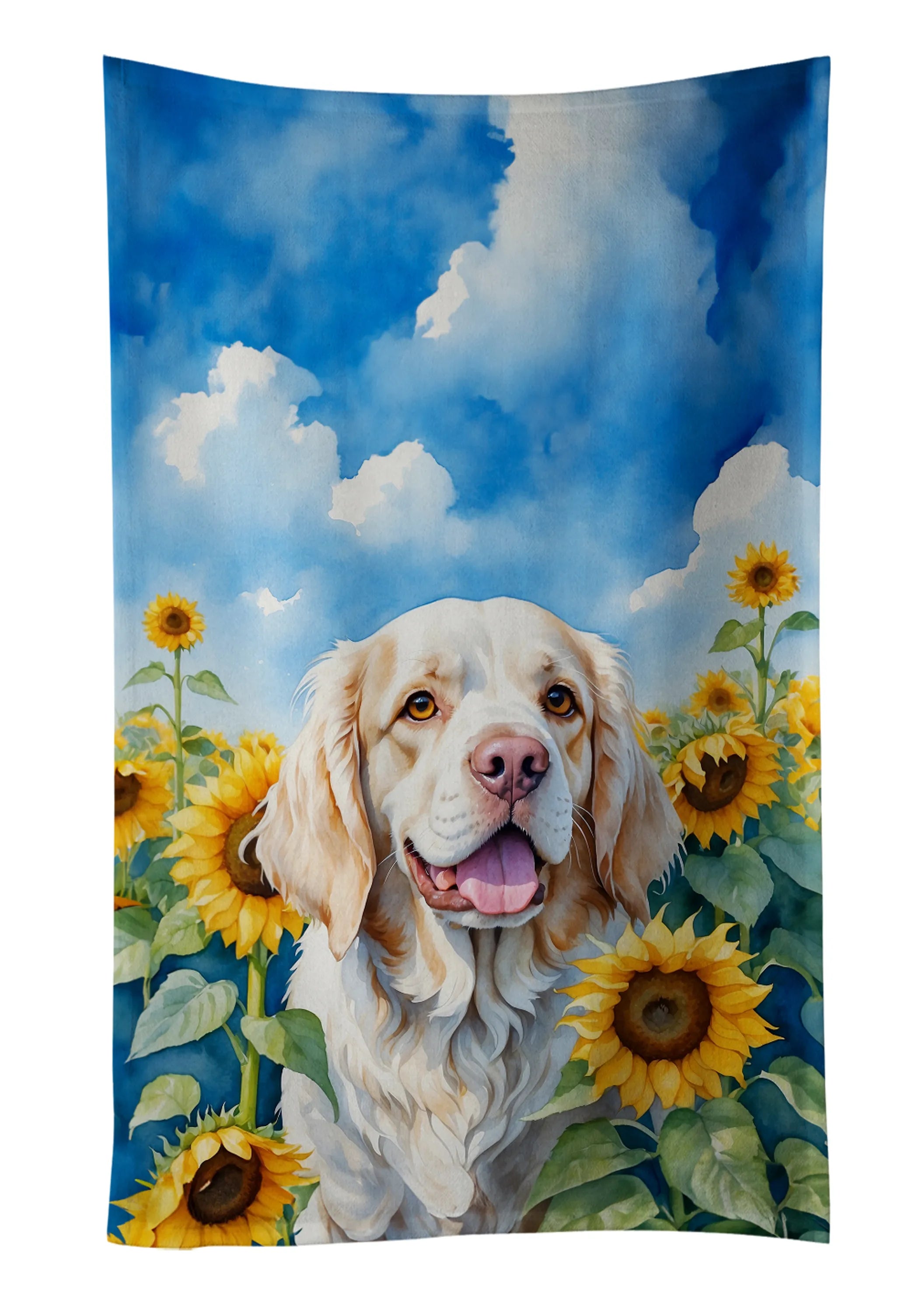 In Sunflowers Kitchen Towel - Size: 25HX15W | Pack Of: 1 | Collection name: In sunflowers