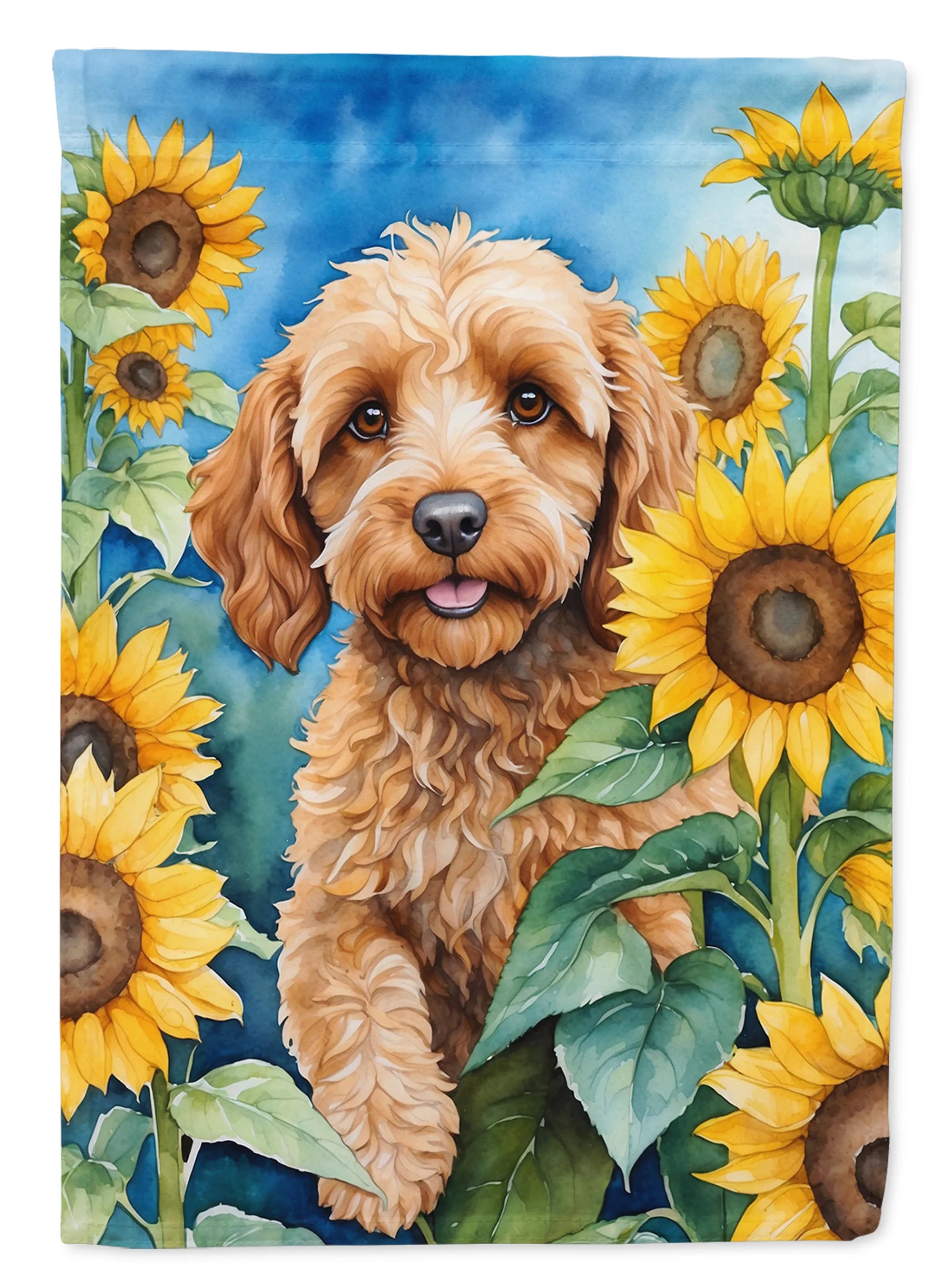 In Sunflowers Decorative Flag - Size: GARDEN SIZE | Pack Of: 1 | Collection name: In sunflowers