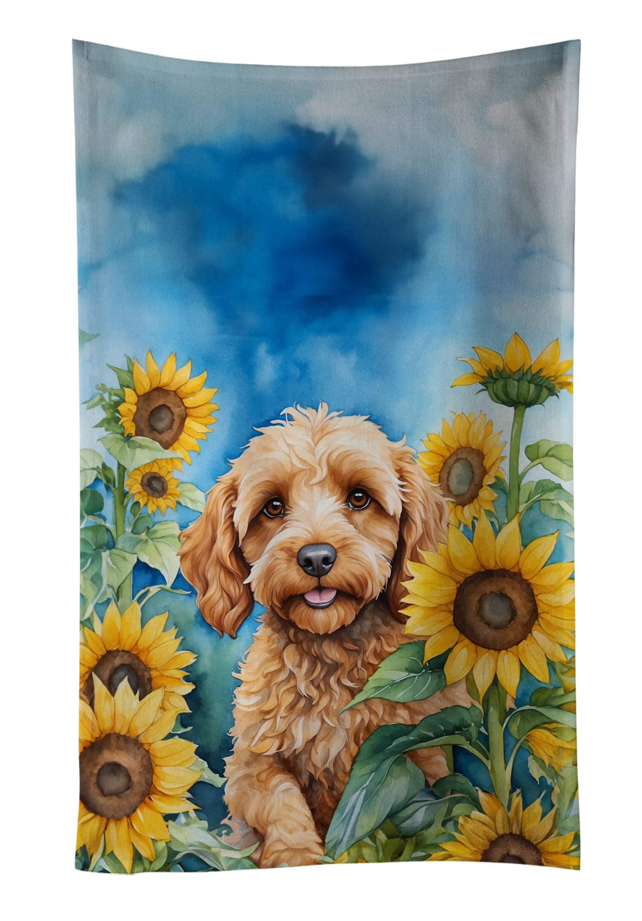 In Sunflowers Kitchen Towel - Size: 25HX15W | Pack Of: 1 | Collection name: In sunflowers