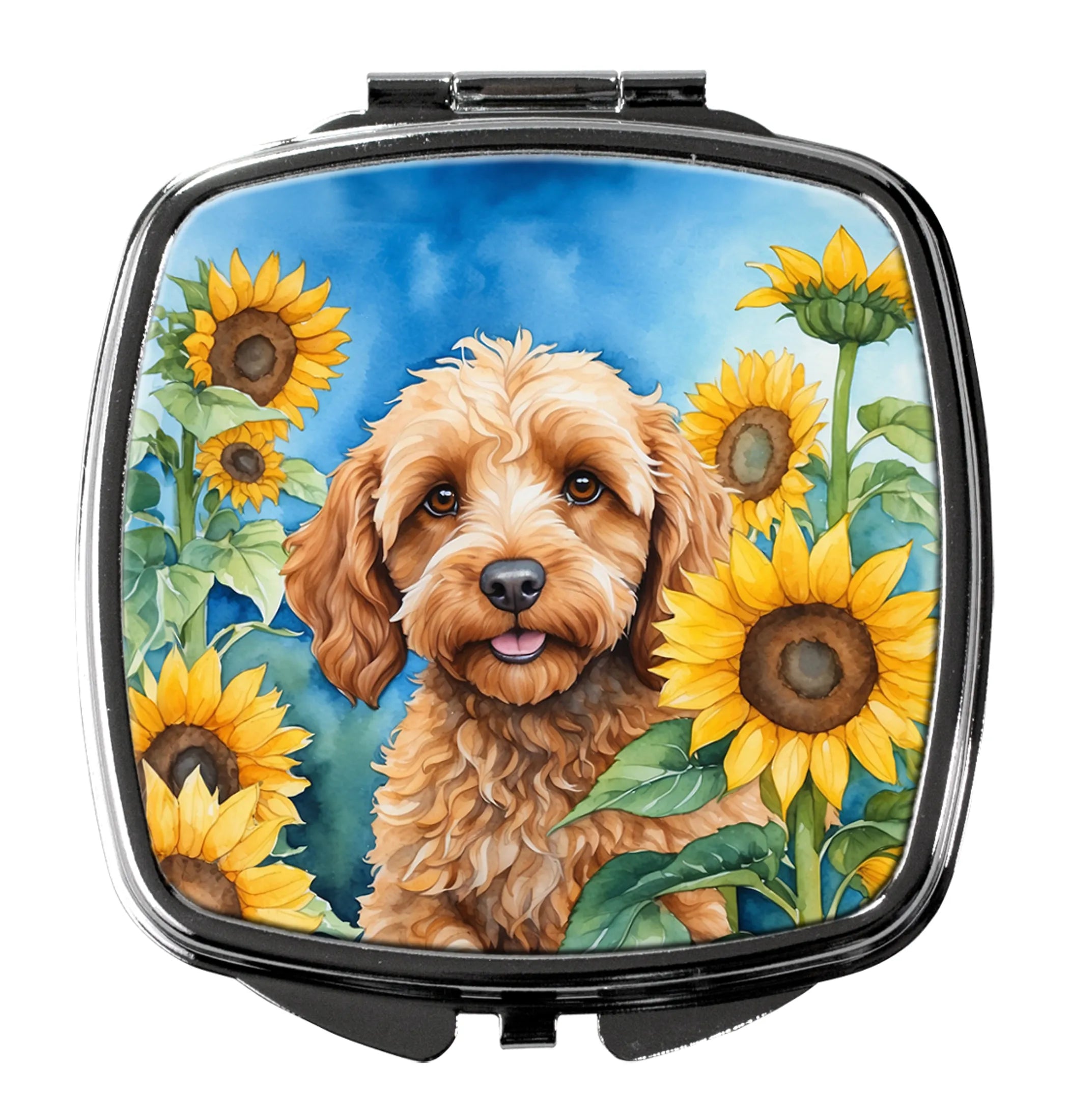 In Sunflowers Compact Mirror - Pack Of: 1 | Collection name: In sunflowers