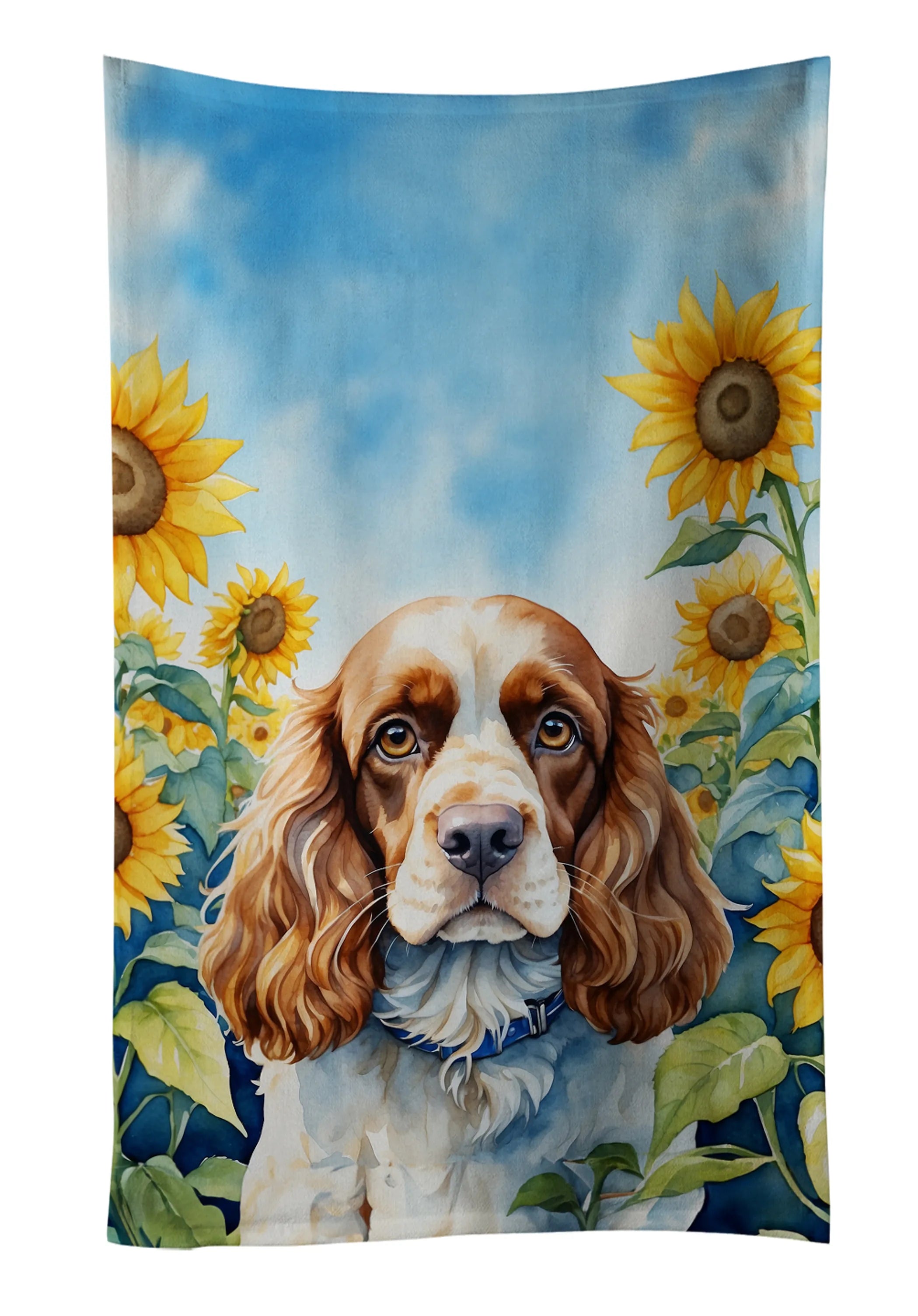In Sunflowers Kitchen Towel - Size: 25HX15W | Pack Of: 1 | Collection name: In sunflowers