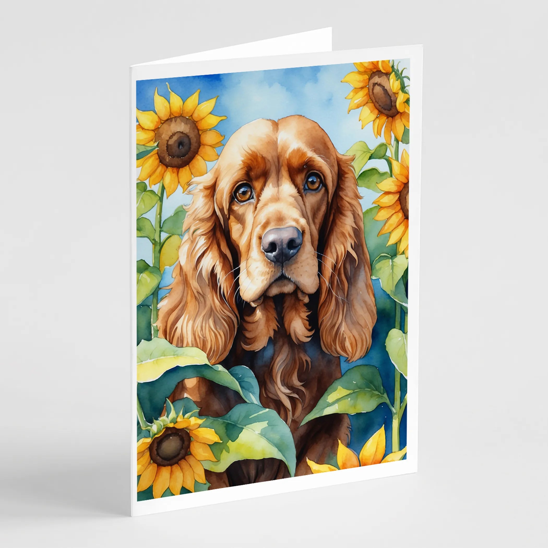 In Sunflowers Greeting Cards  - Size: 5X7 | Pack Of: 1 | Collection name: In sunflowers