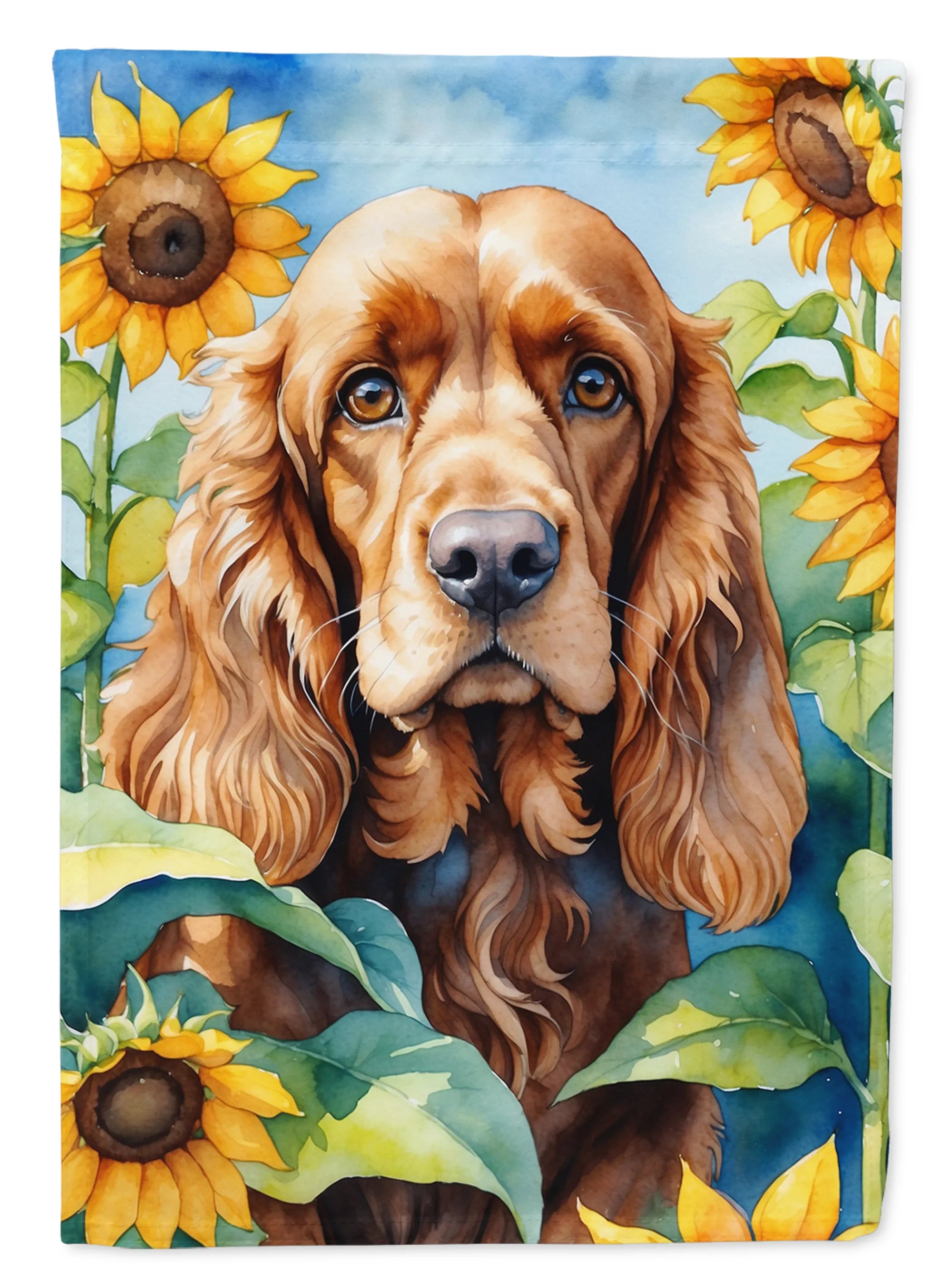 In Sunflowers Decorative Flag - Size: GARDEN SIZE | Pack Of: 1 | Collection name: In sunflowers