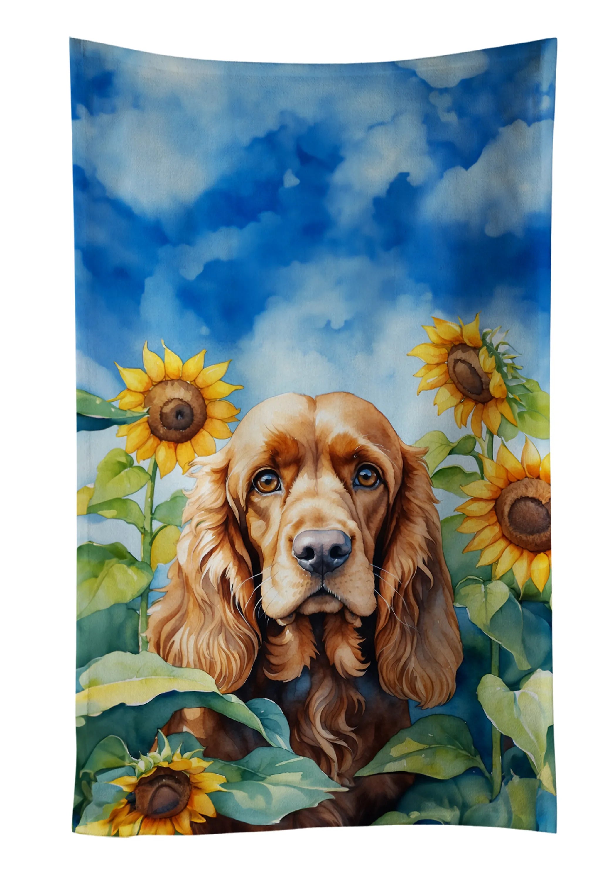 In Sunflowers Kitchen Towel - Size: 25HX15W | Pack Of: 1 | Collection name: In sunflowers