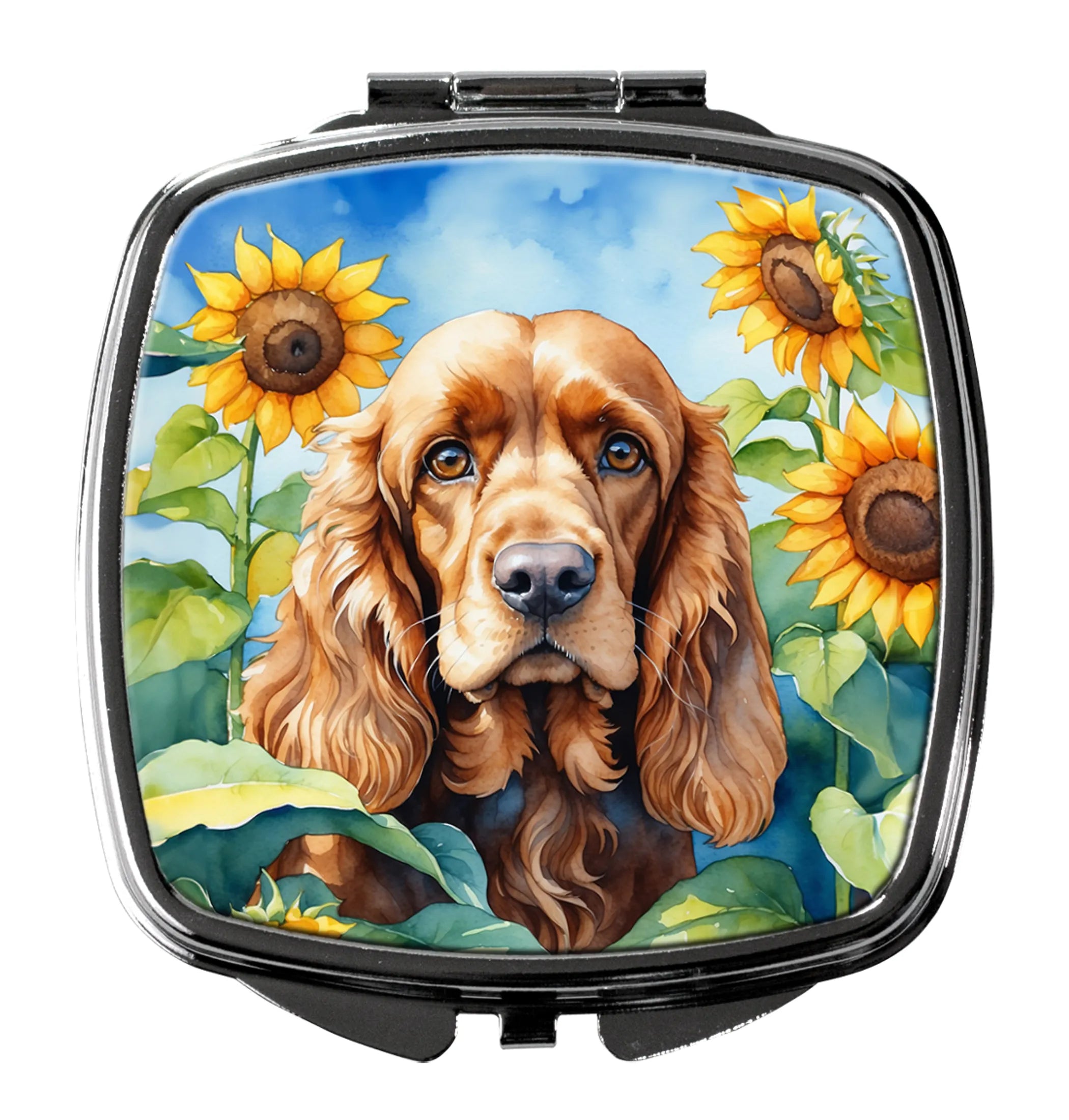 In Sunflowers Compact Mirror - Pack Of: 1 | Collection name: In sunflowers