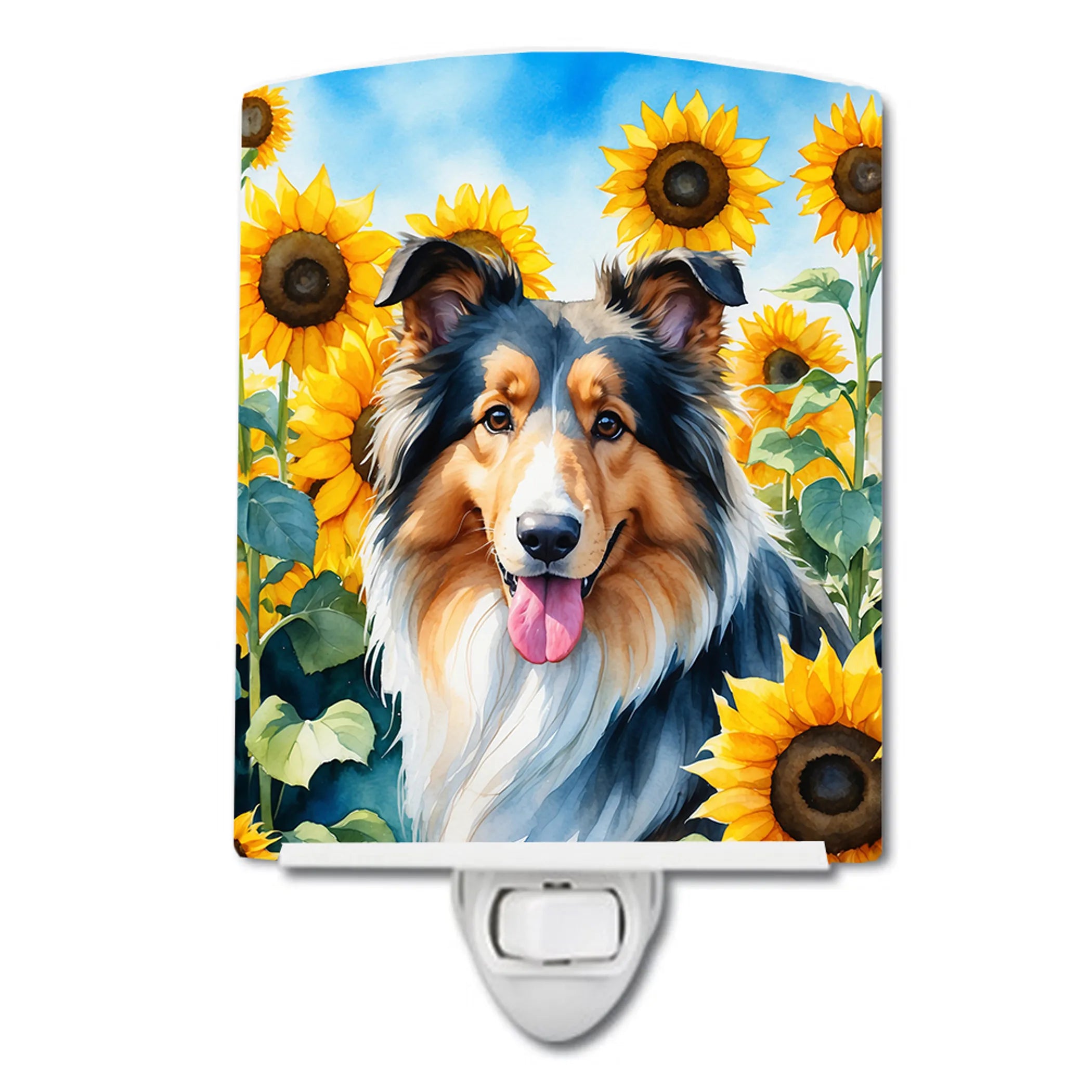 In Sunflowers Ceramic Night Light - Pack Of: 1 | Collection name: In sunflowers