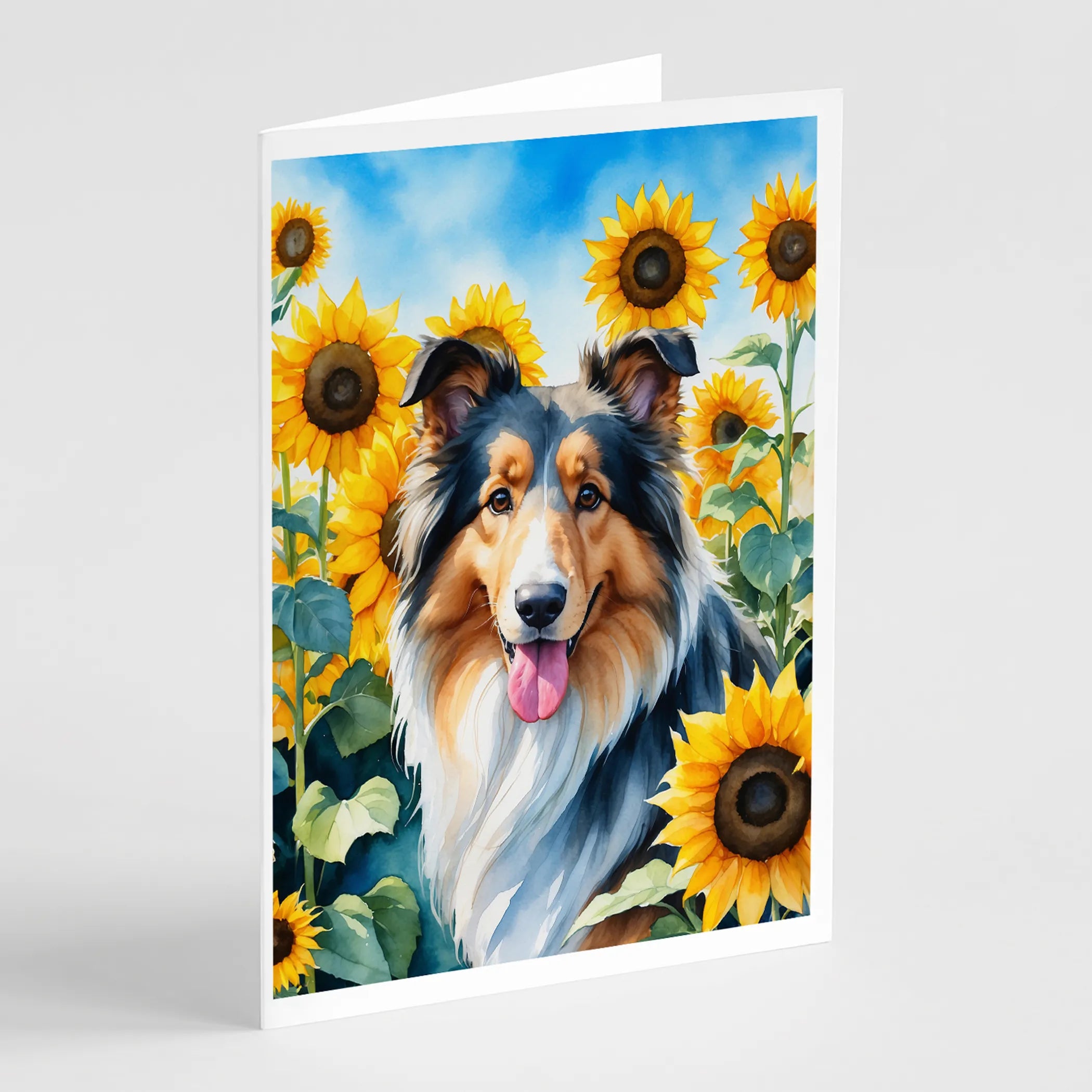 In Sunflowers Greeting Cards  - Size: 5X7 | Pack Of: 1 | Collection name: In sunflowers