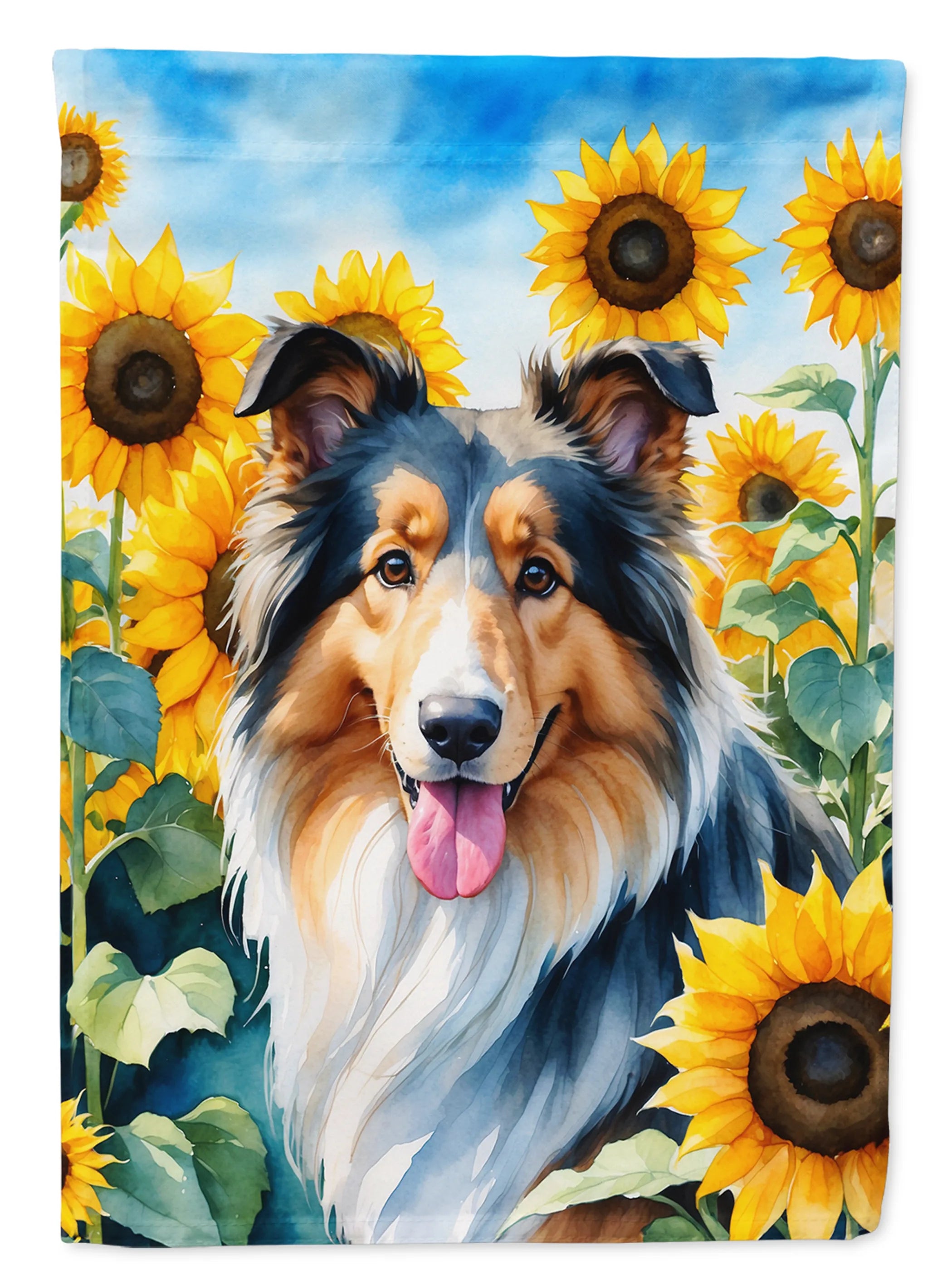 In Sunflowers Decorative Flag - Size: GARDEN SIZE | Pack Of: 1 | Collection name: In sunflowers