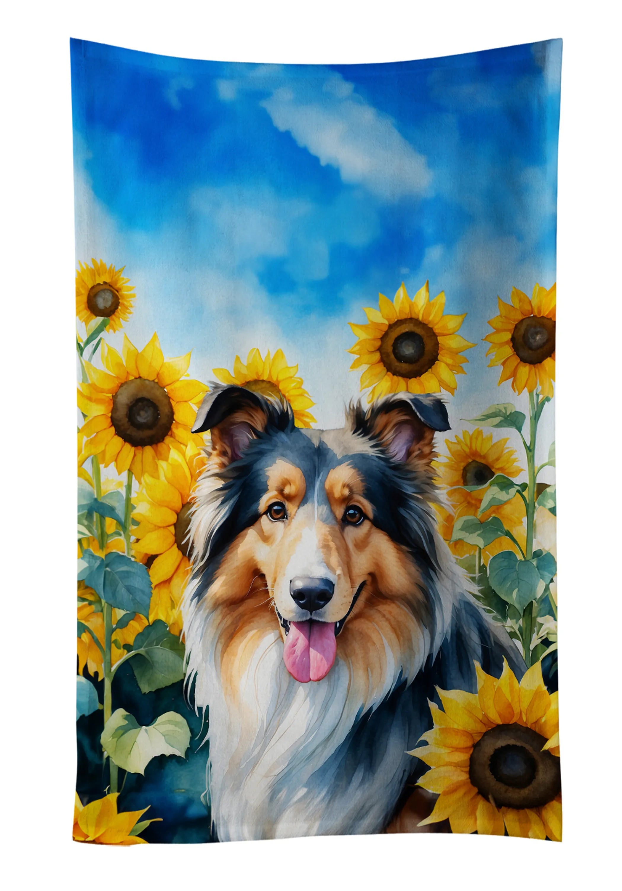 In Sunflowers Kitchen Towel - Size: 25HX15W | Pack Of: 1 | Collection name: In sunflowers