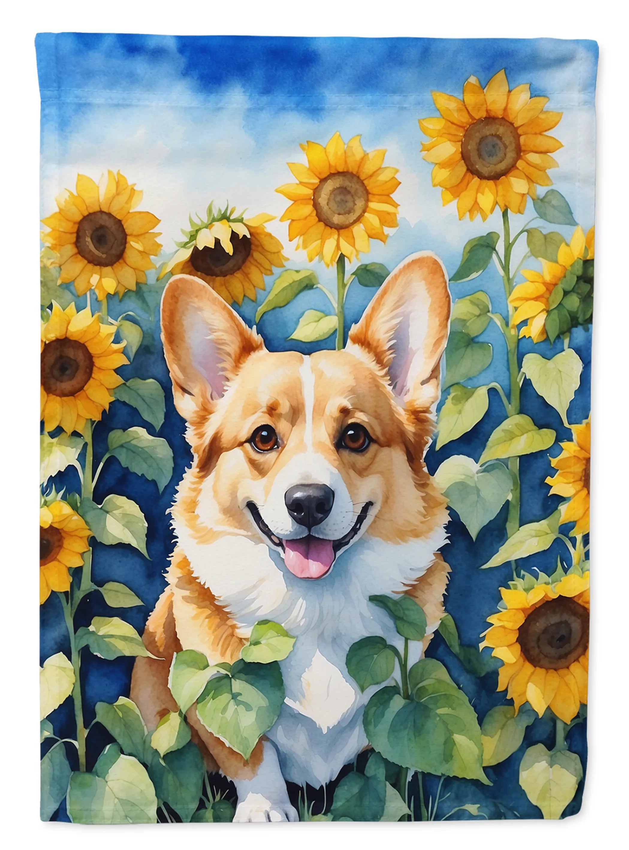 In Sunflowers Decorative Flag - Size: GARDEN SIZE | Pack Of: 1 | Collection name: In sunflowers