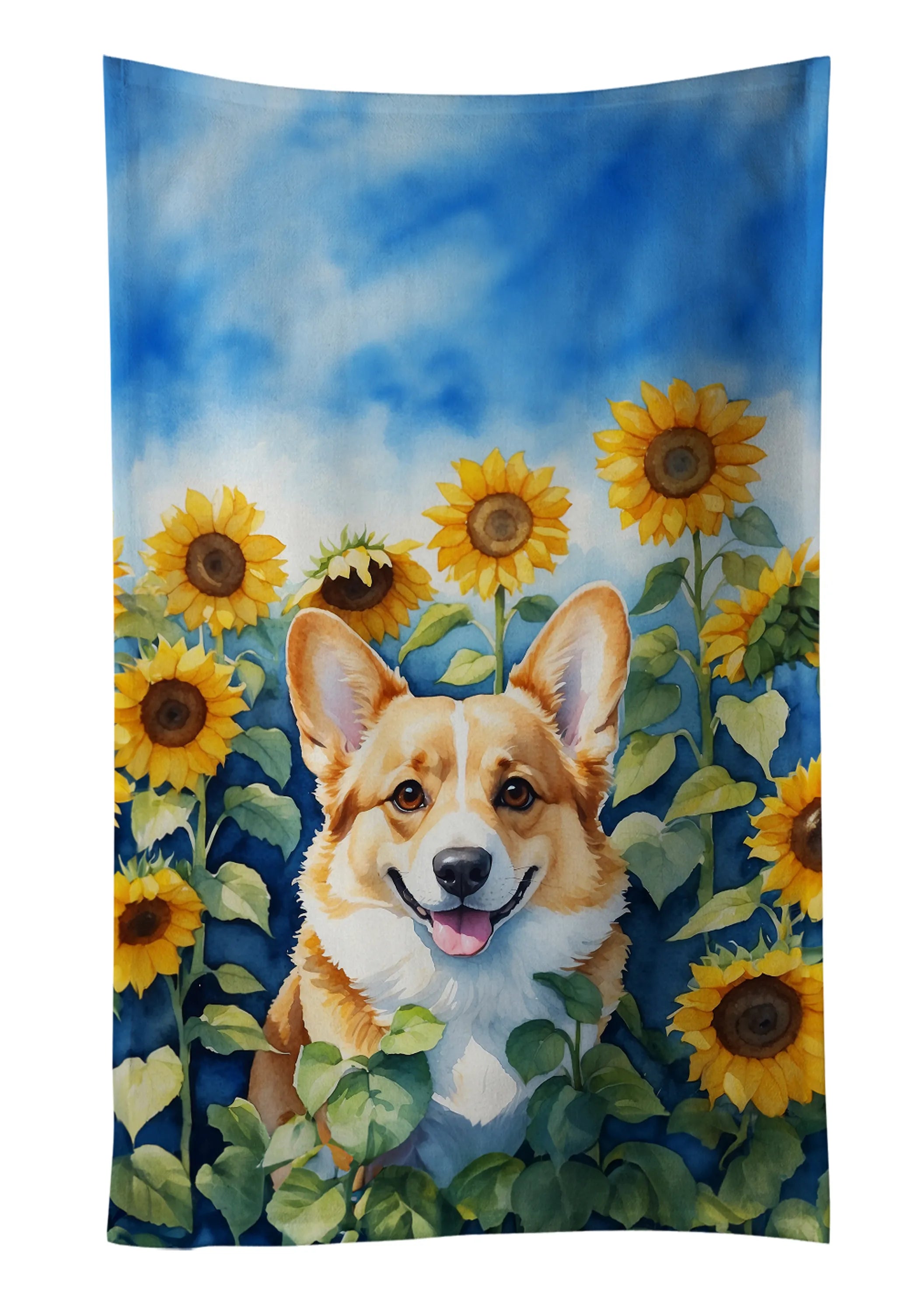 In Sunflowers Kitchen Towel - Size: 25HX15W | Pack Of: 1 | Collection name: In sunflowers