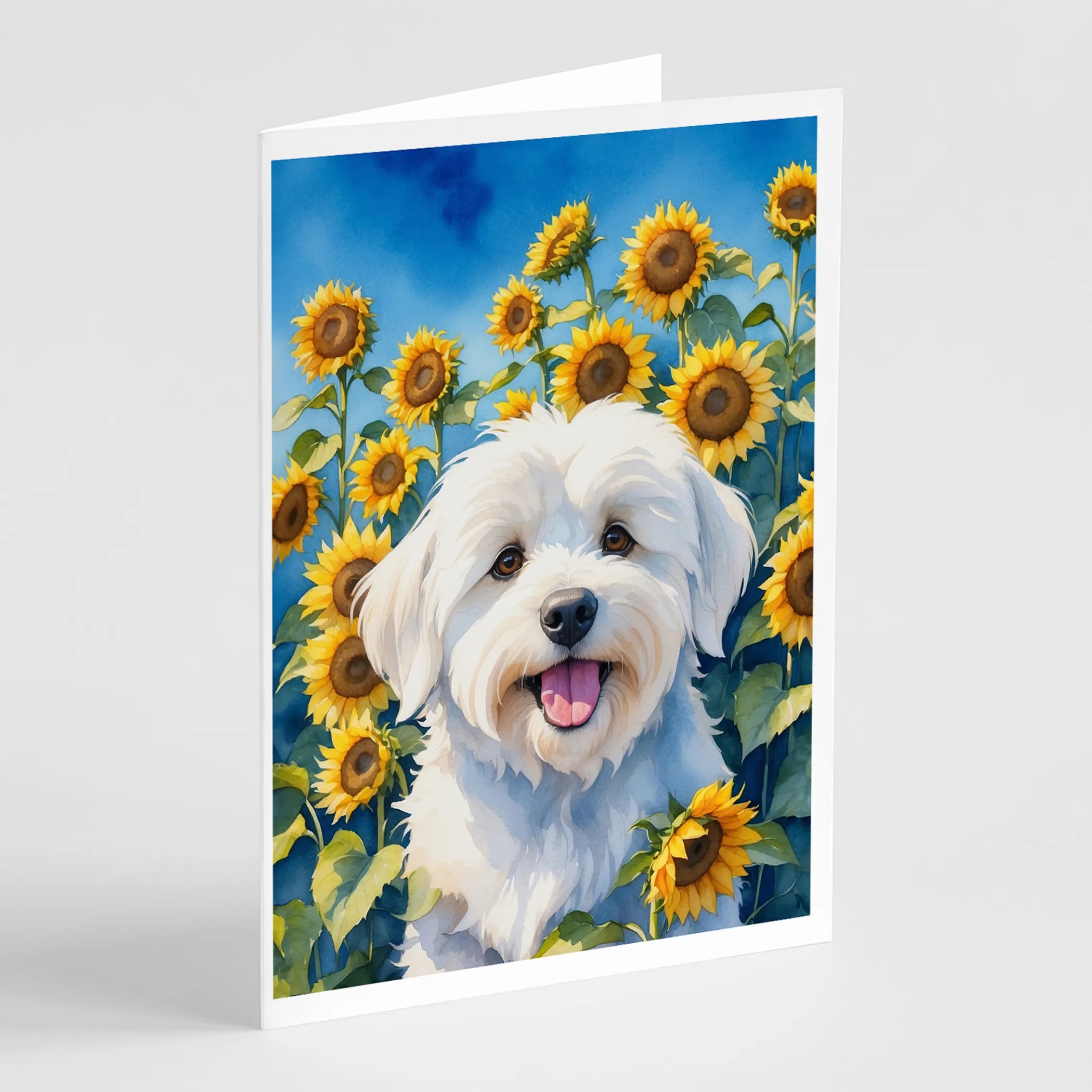 In Sunflowers Greeting Cards  - Size: 5X7 | Pack Of: 1 | Collection name: In sunflowers