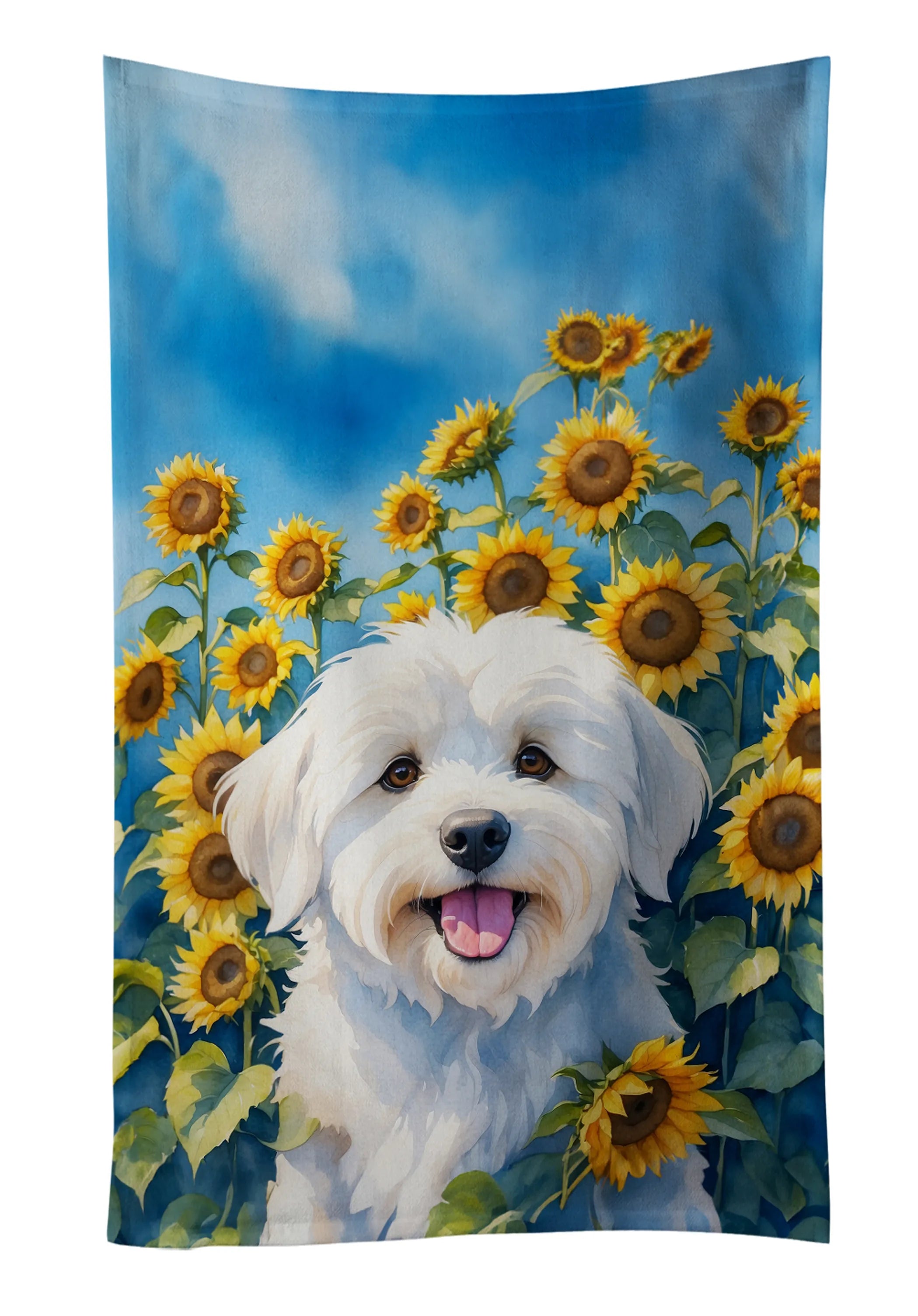 In Sunflowers Kitchen Towel - Size: 25HX15W | Pack Of: 1 | Collection name: In sunflowers