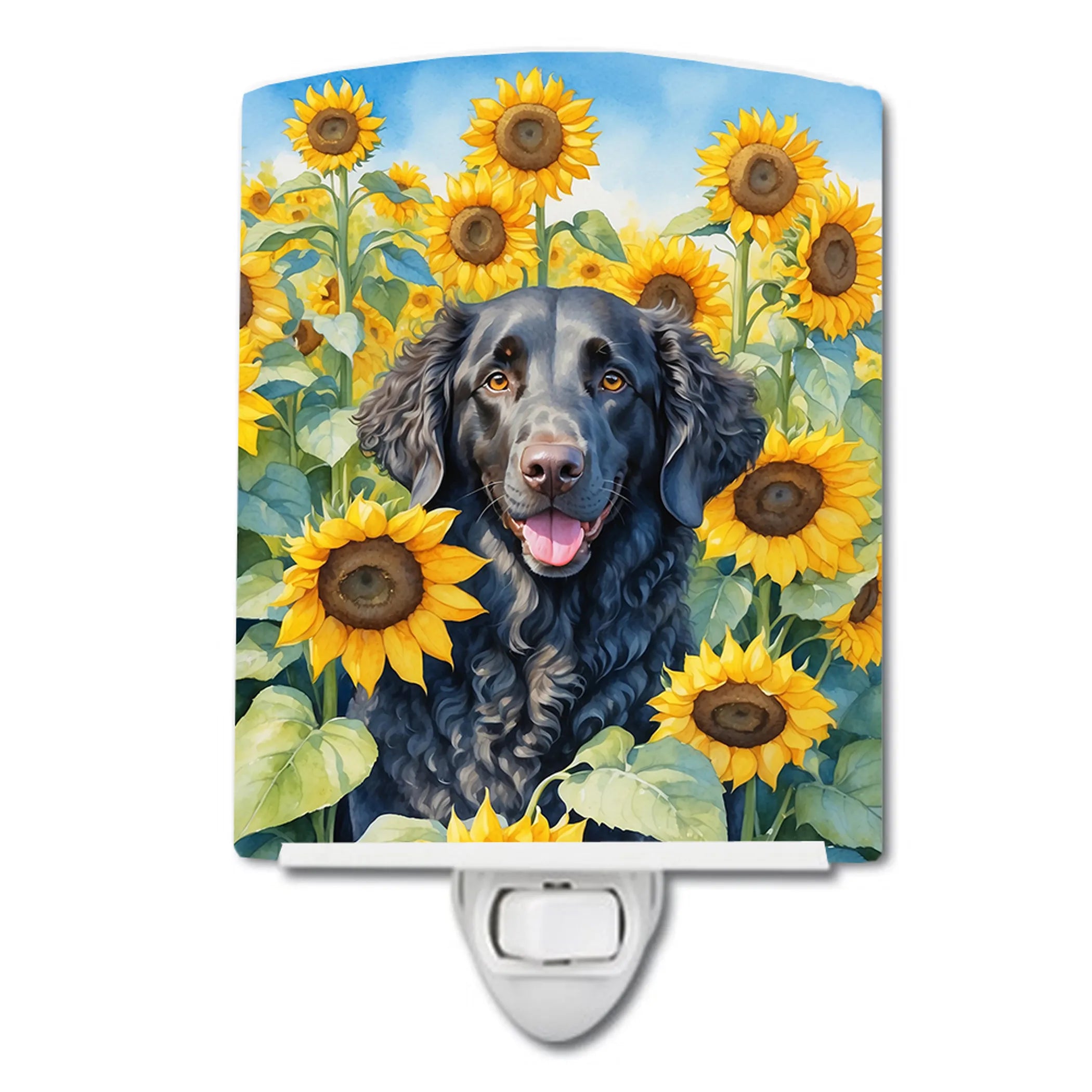 In Sunflowers Ceramic Night Light - Pack Of: 1 | Collection name: In sunflowers