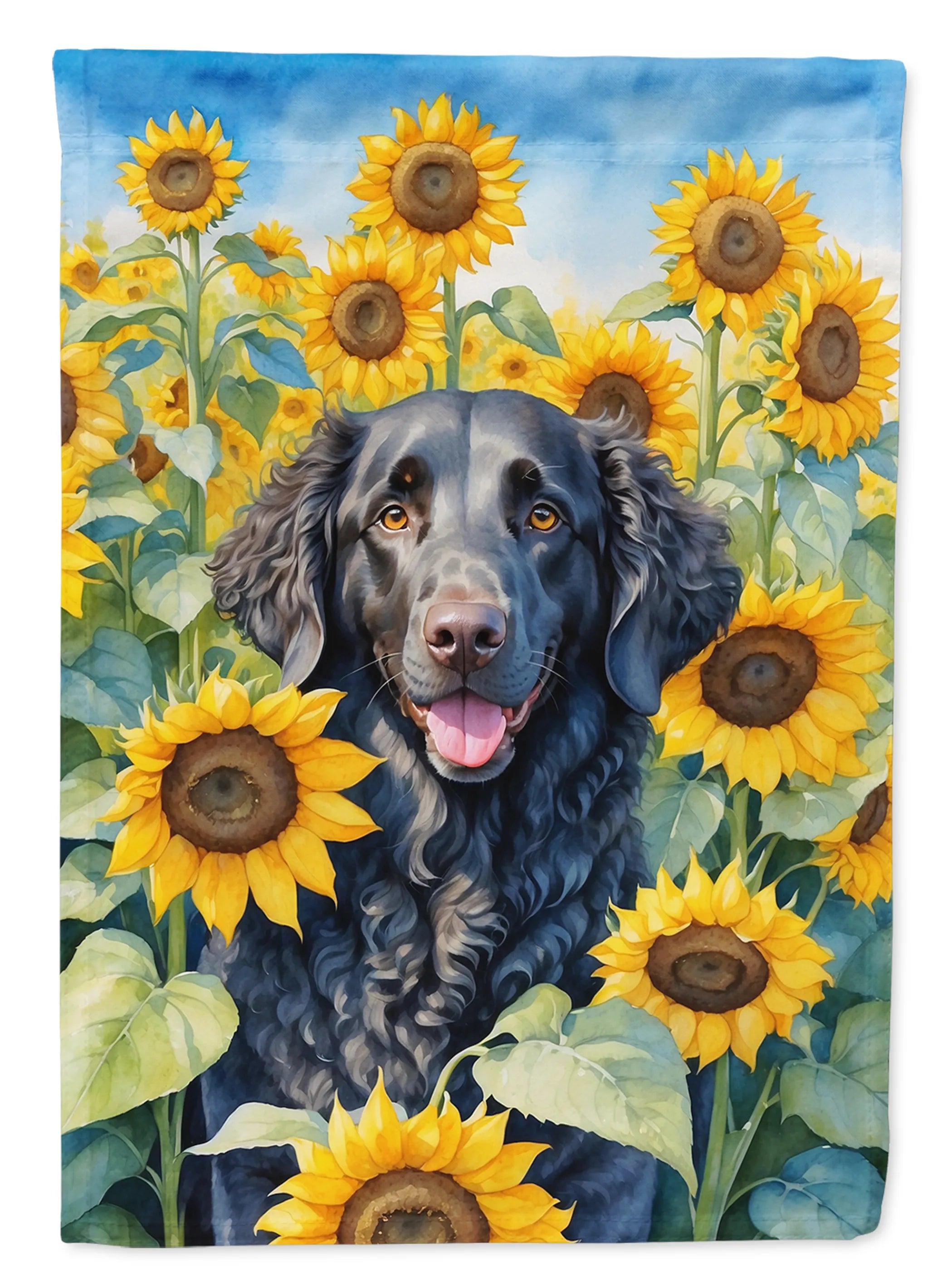 In Sunflowers Decorative Flag - Size: GARDEN SIZE | Pack Of: 1 | Collection name: In sunflowers